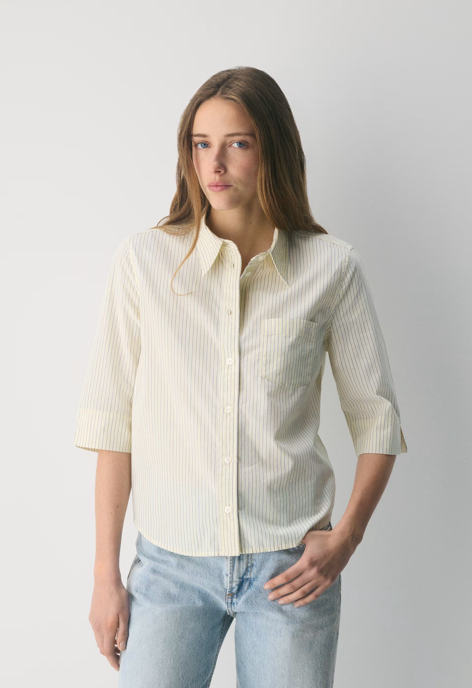Steer Poplin Shirt - WALTER CHEK CRLRD/BYR