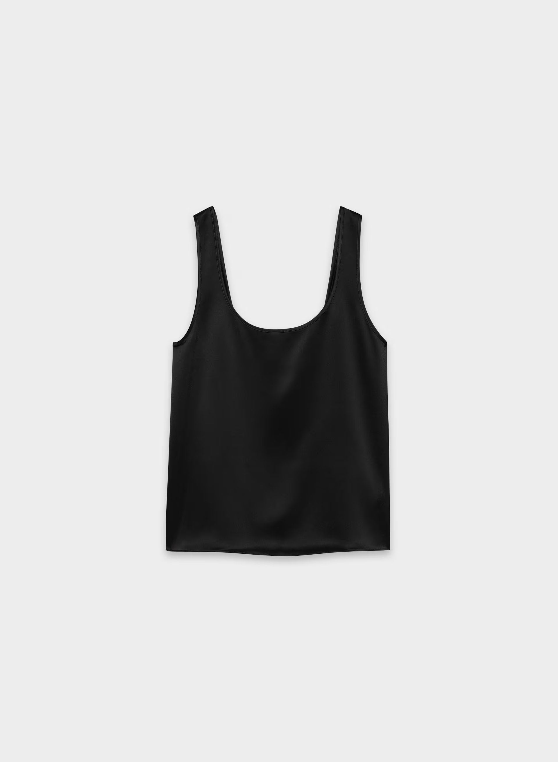 Asset Satin Top - BLACK