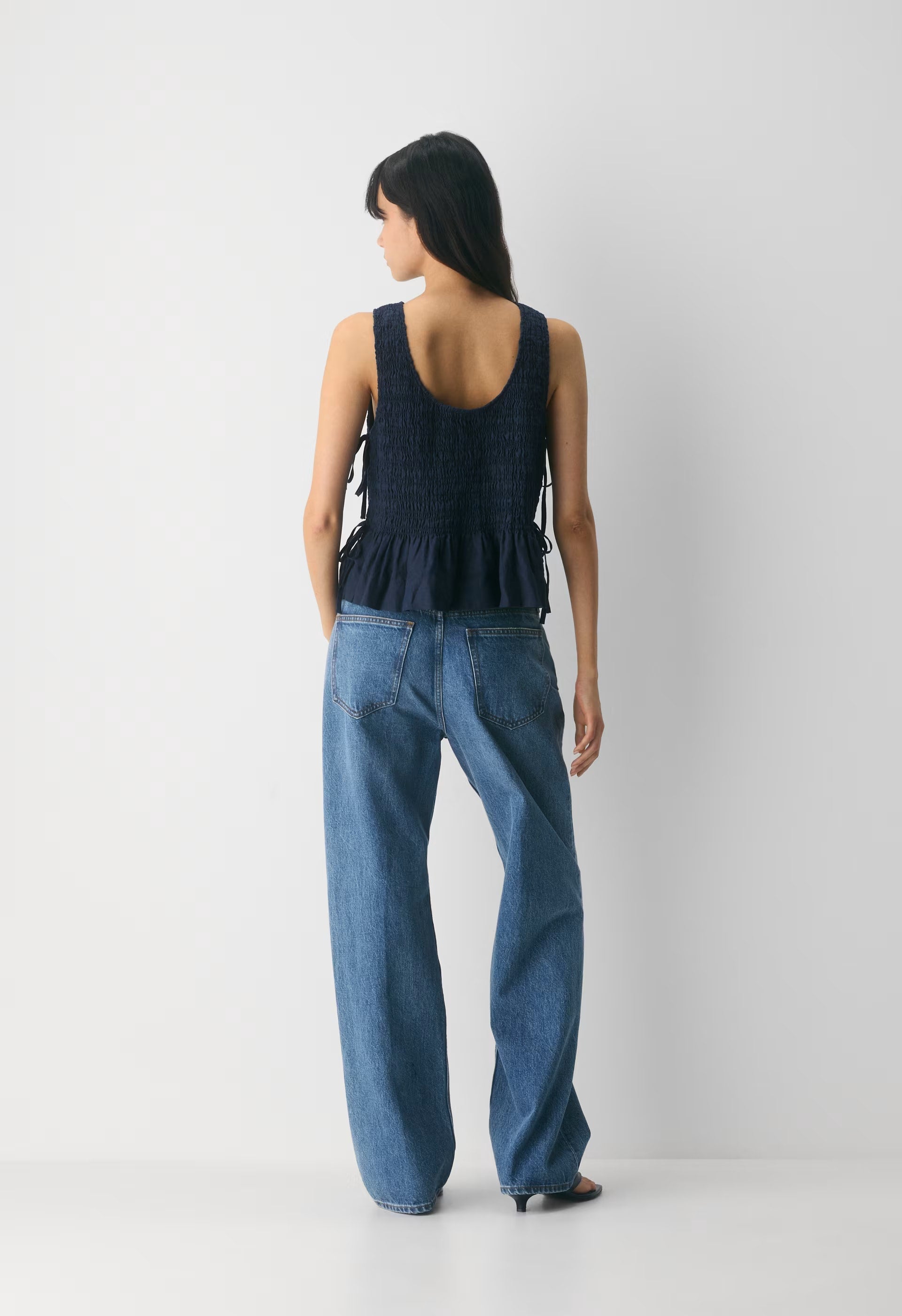 Morland Linen Top - ADMIRAL