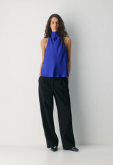 Order Satin Top - ABLAZE BLUE