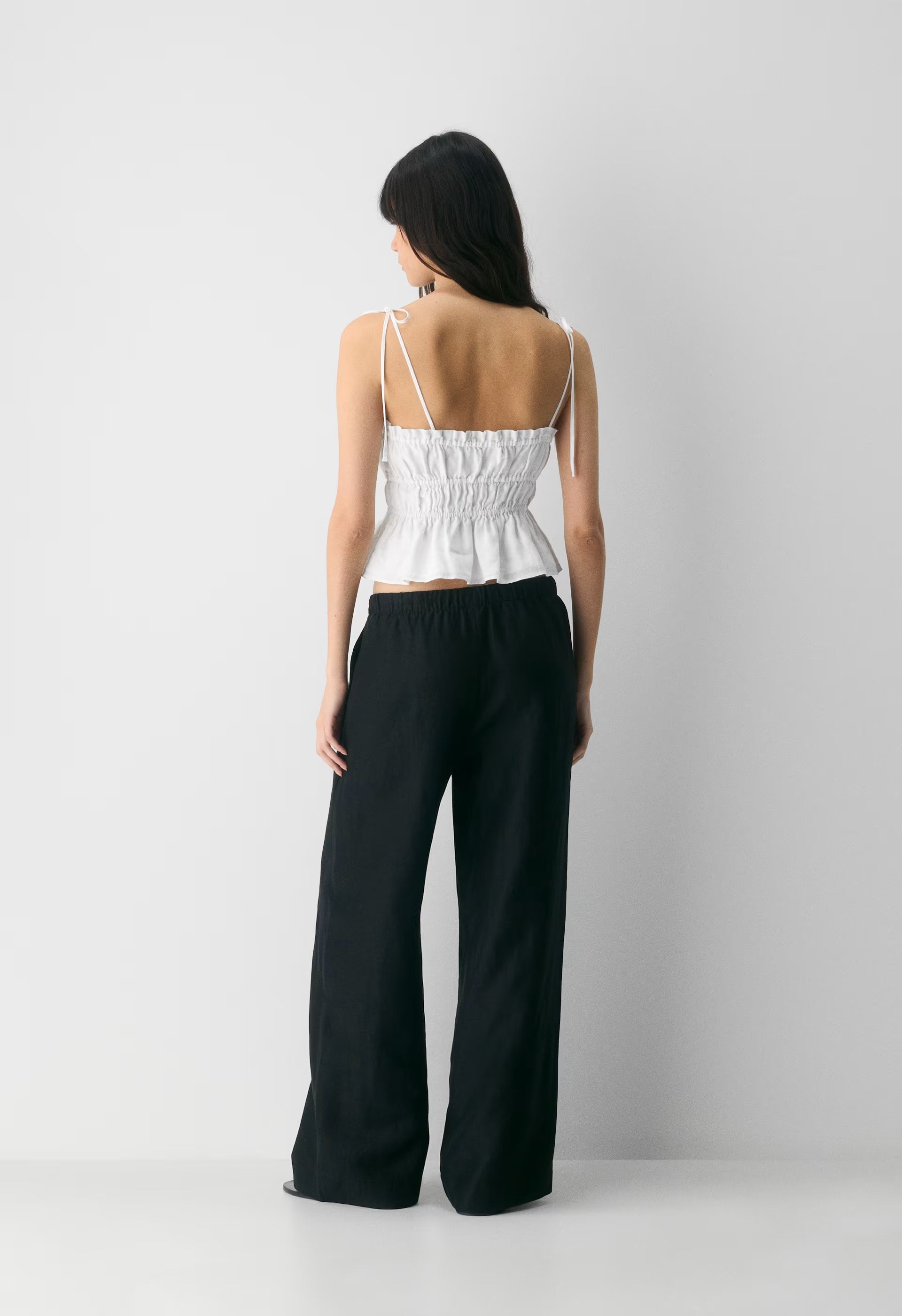 Regency Linen Camisole - WHITE
