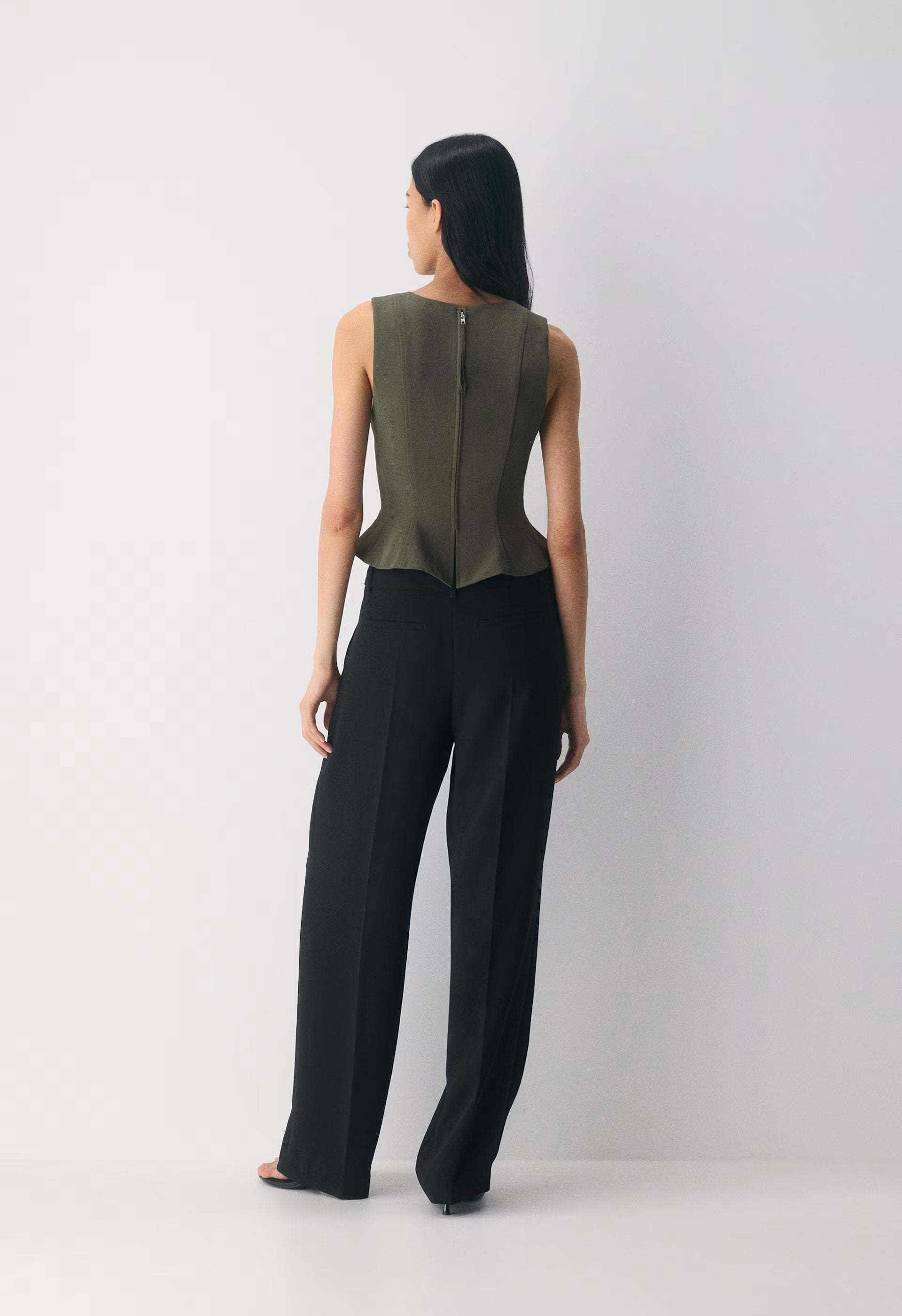 Rhodora Bustier - Crepette™ - DARK OLIVE