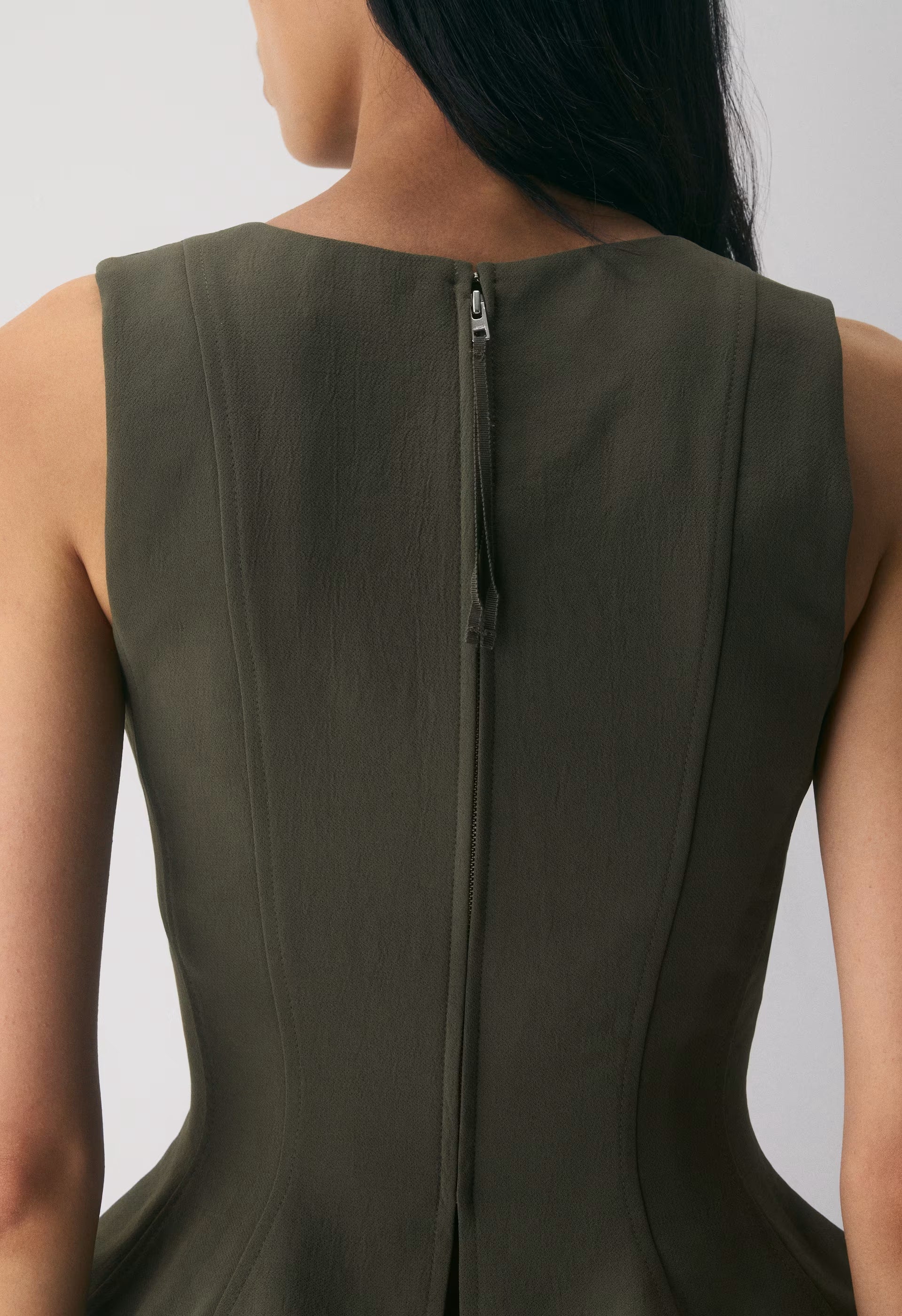 Rhodora Bustier - Crepette™ - DARK OLIVE