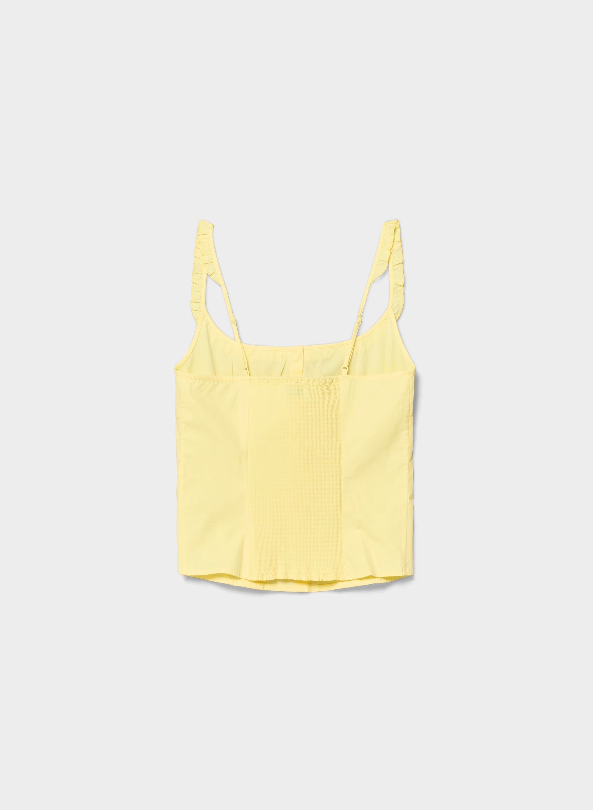 Gumdrop Poplin Top - LEMONADE