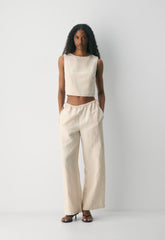 Cavalier Top - CruiseLinen™ - WHITE/BLACK