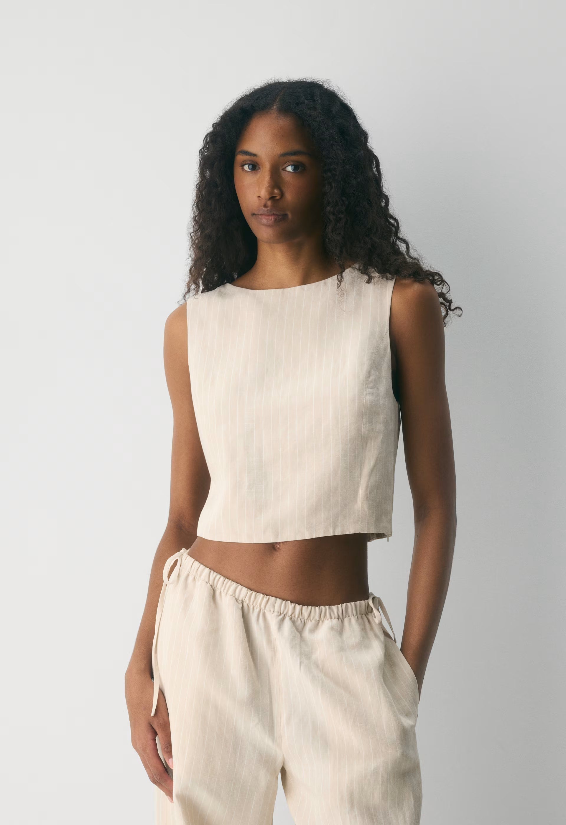 Cavalier Top - CruiseLinen™ - WHITE/BLACK