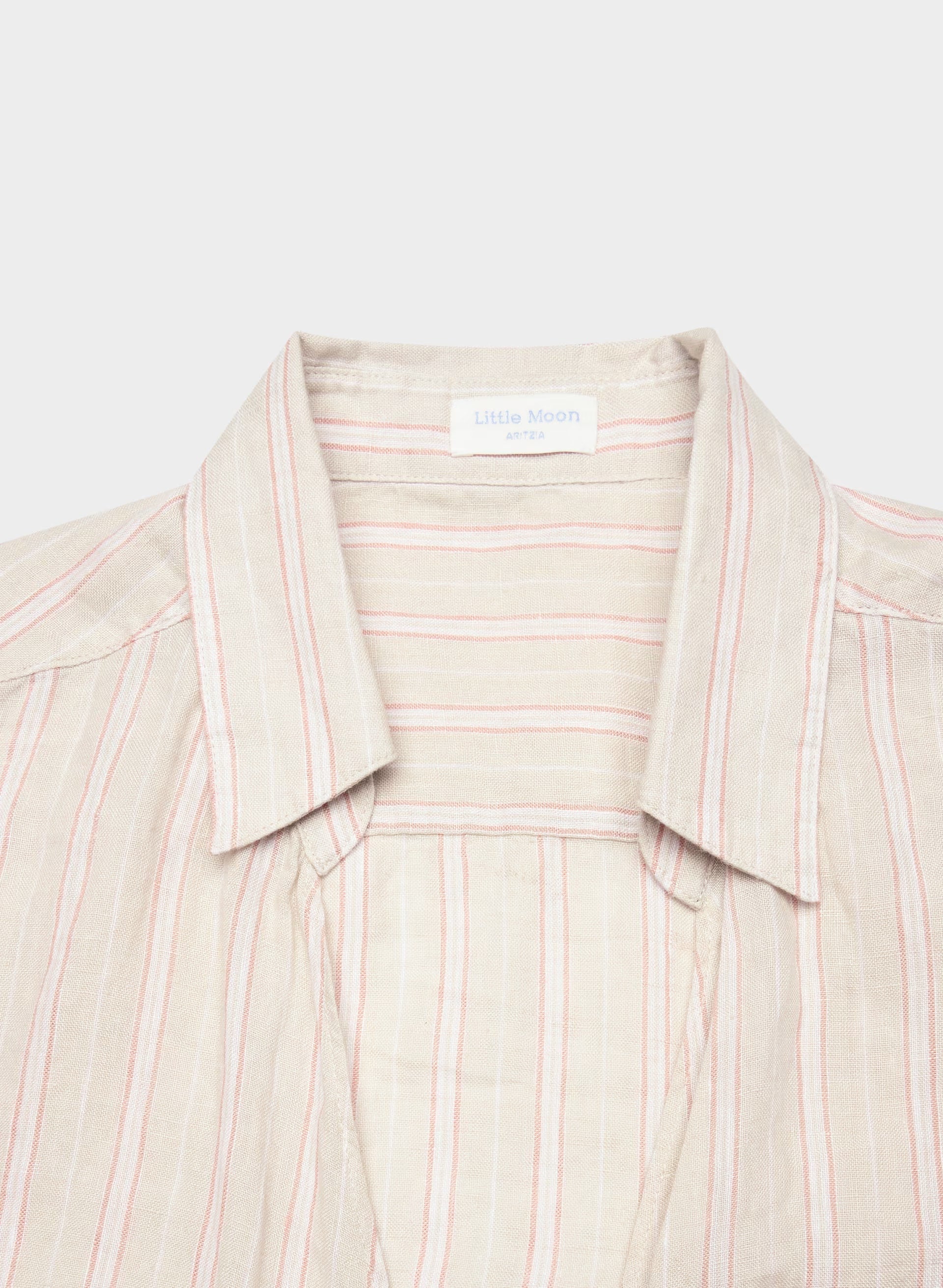 Connection Linen Blouse - BRILY STRP MTTP/KLPK