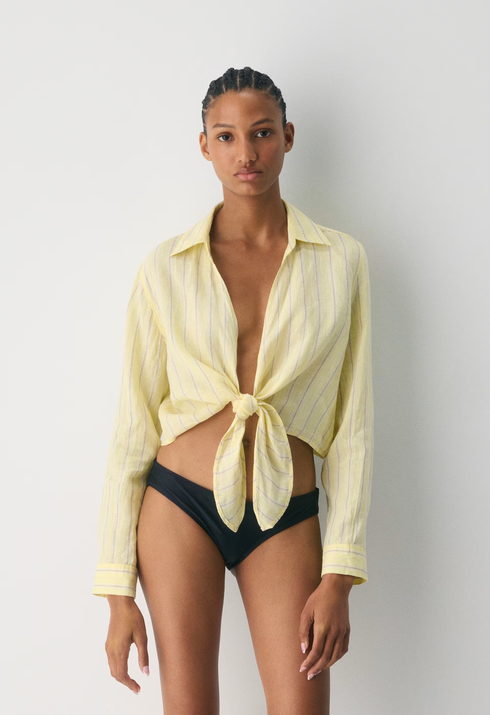 Connection Linen Blouse - BRILY STRP LMD/MTROTP