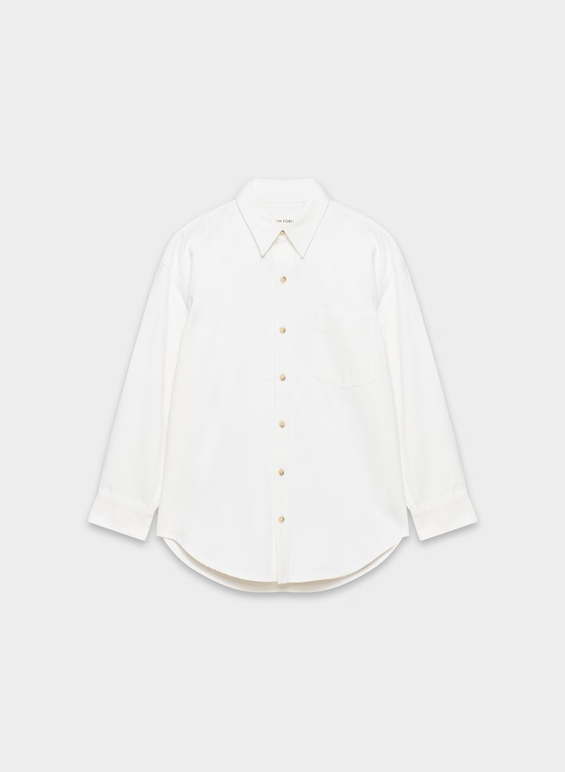 Denim Forum The '80s Comfy Denim Shirt - A LITTLE WHITE LIE