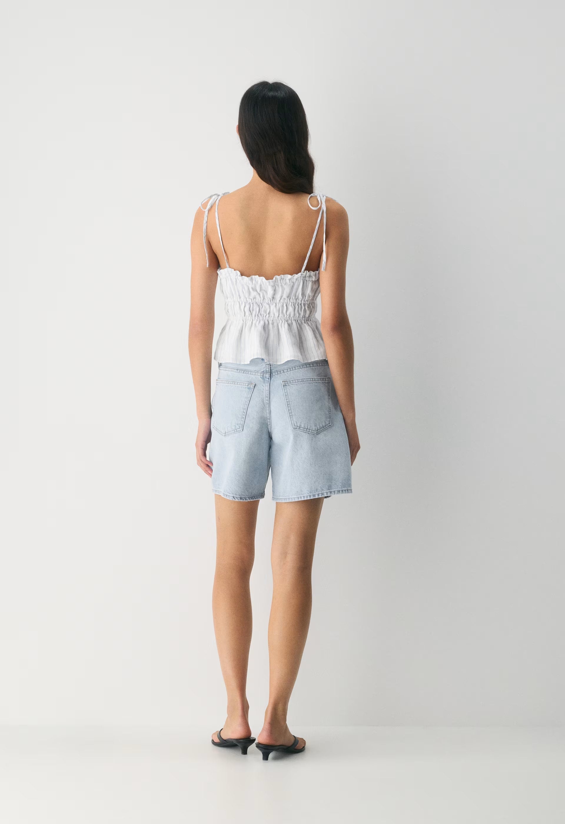 Regency Linen Camisole - MARINER TERRACOTTA
