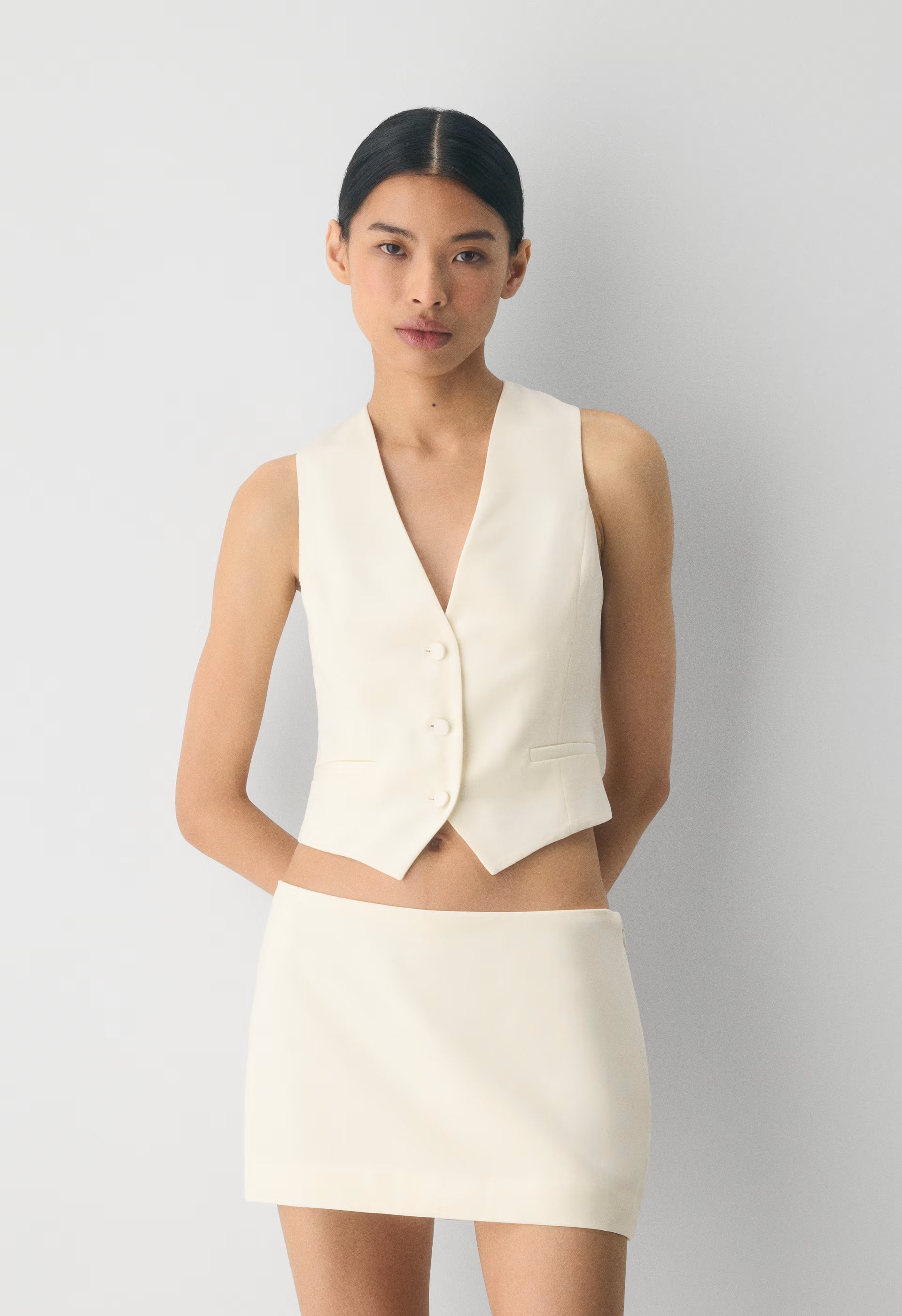 Jordan Wool Vest - LIGHT BIRCH