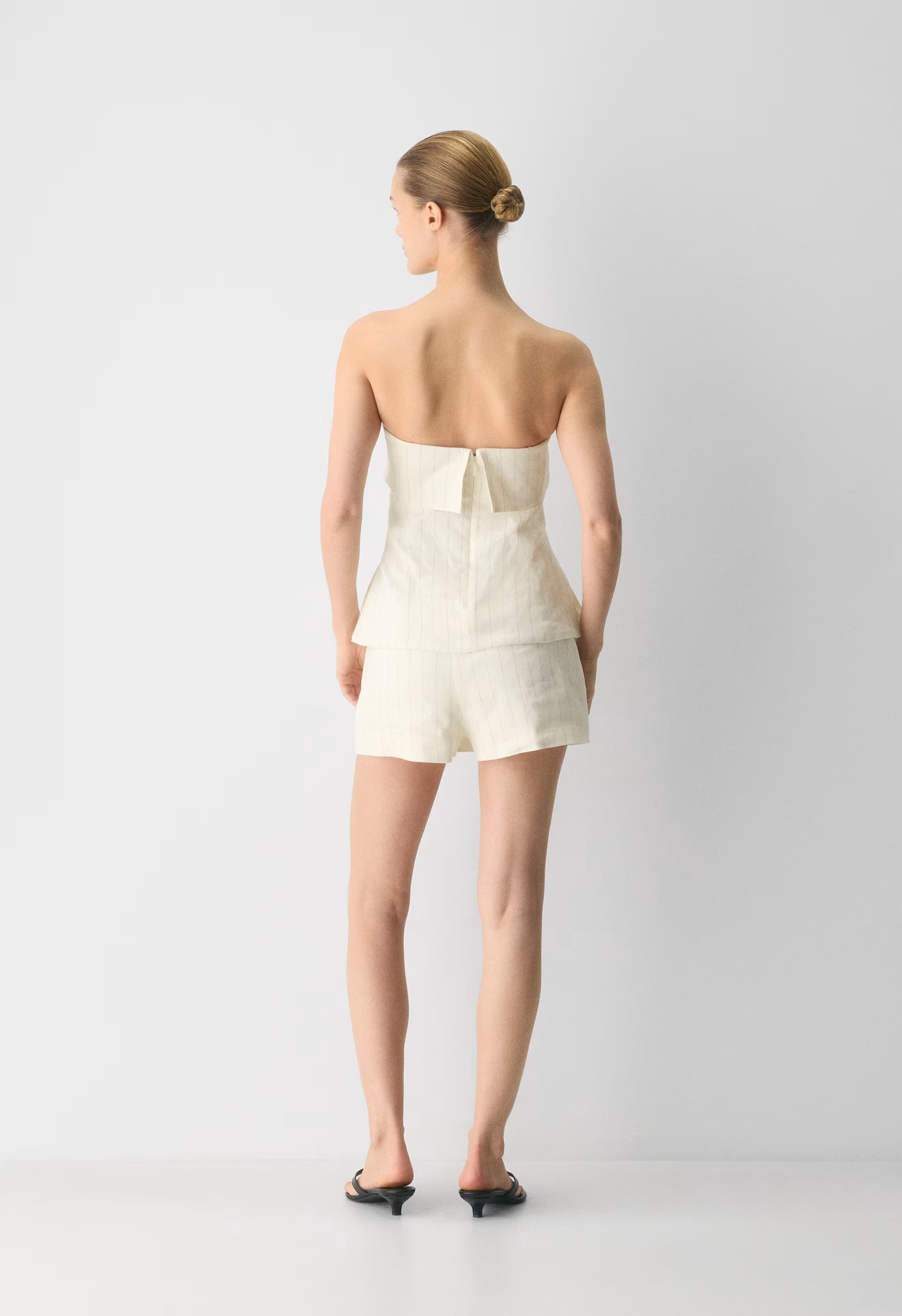 Element Linen Tube Top - CABOT STRP OAK/GREY