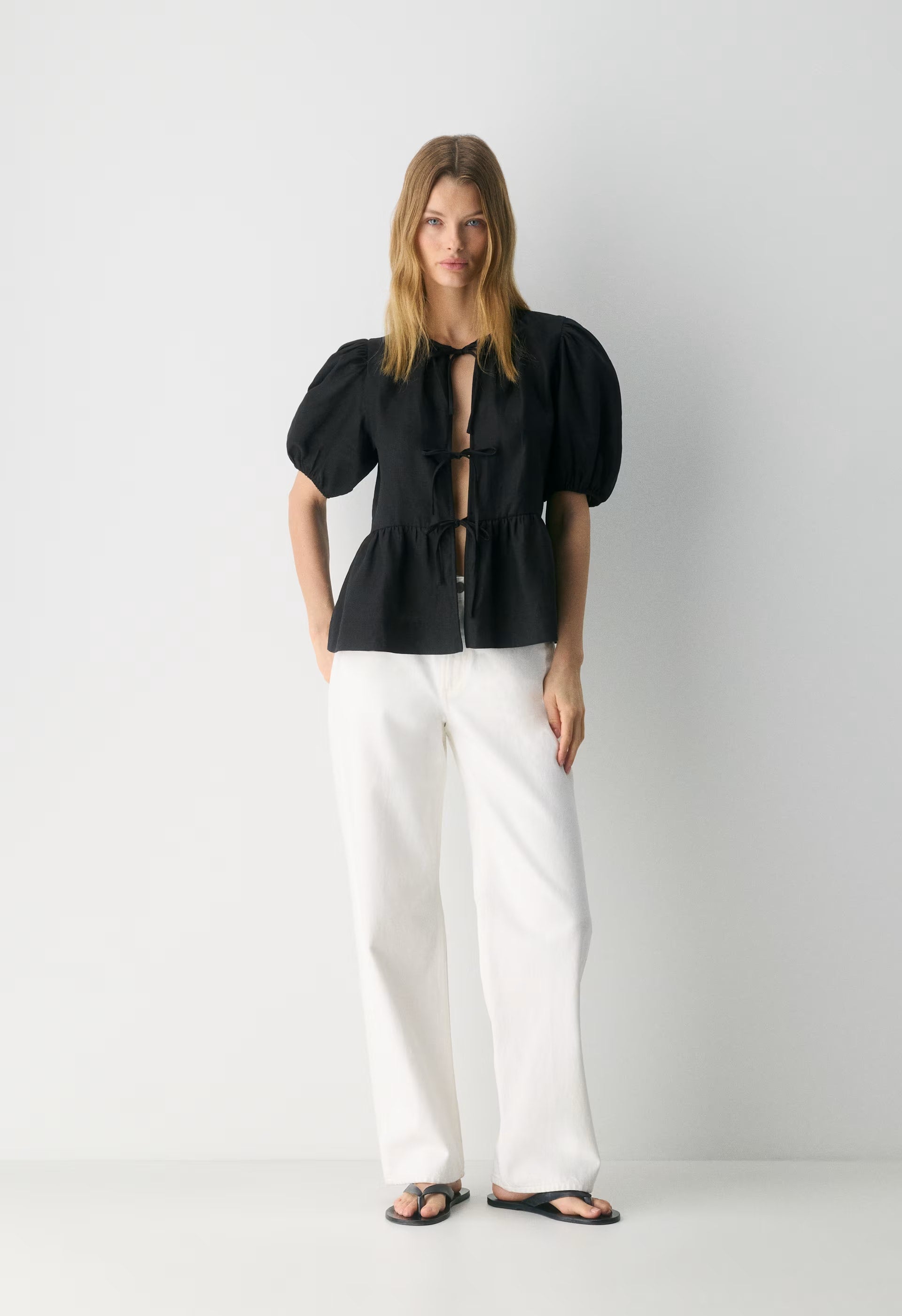 Violette Linen Blouse - SRPN CK LT BR/SWT P PL