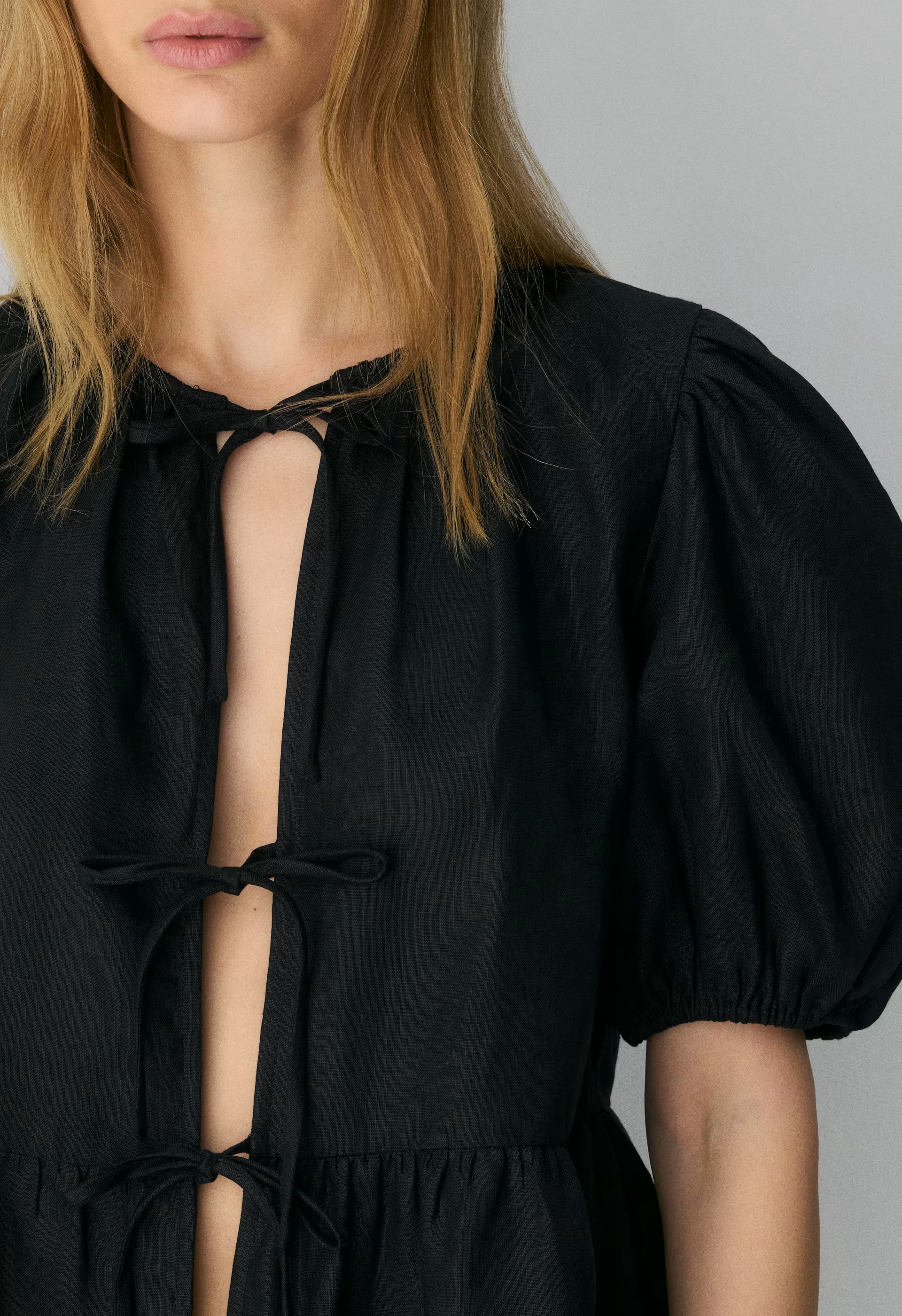 Violette Linen Blouse - SRPN CK LT BR/SWT P PL