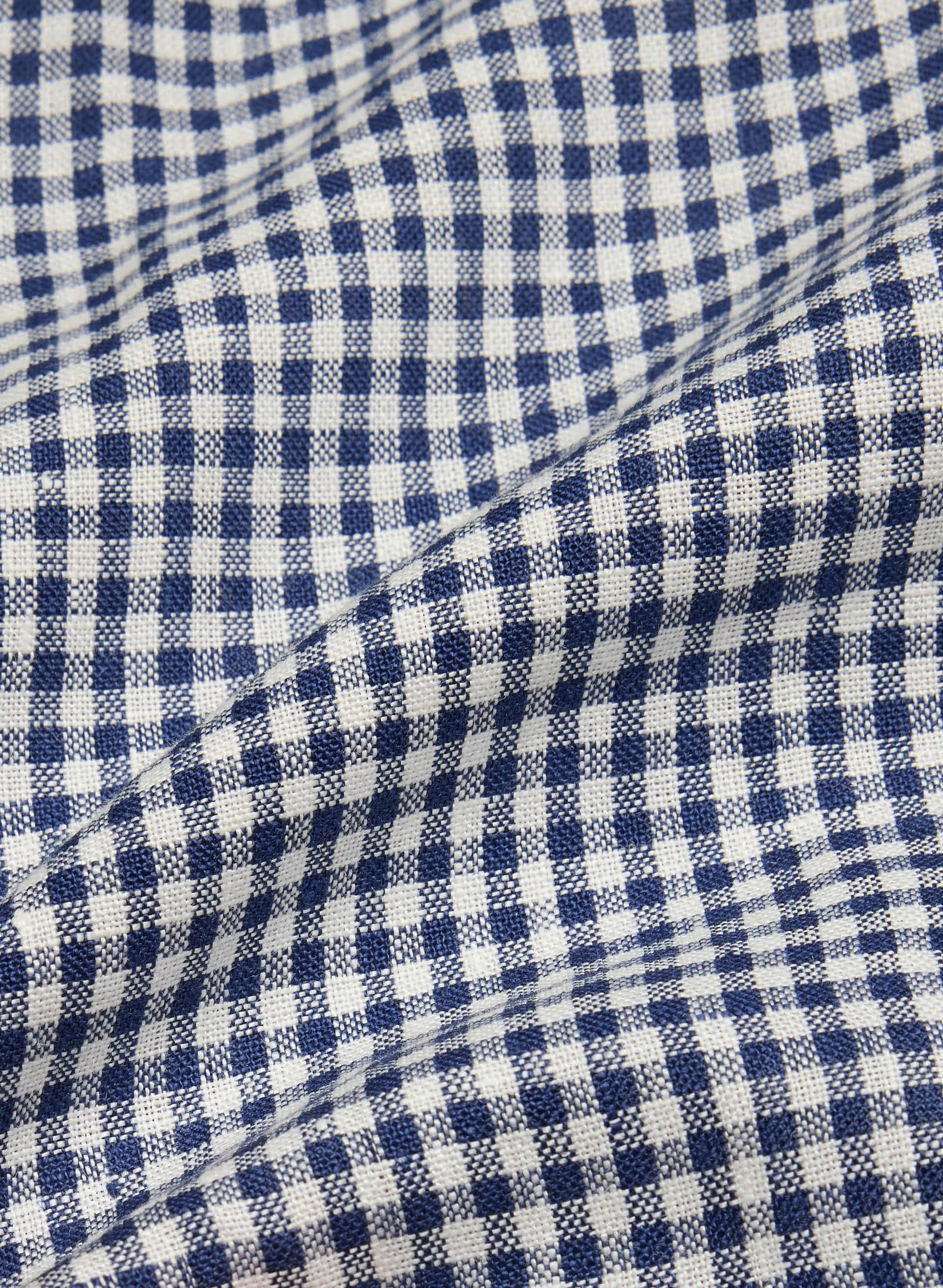 Violette Linen Blouse - SRPN CK LT BRH/HBR NVY