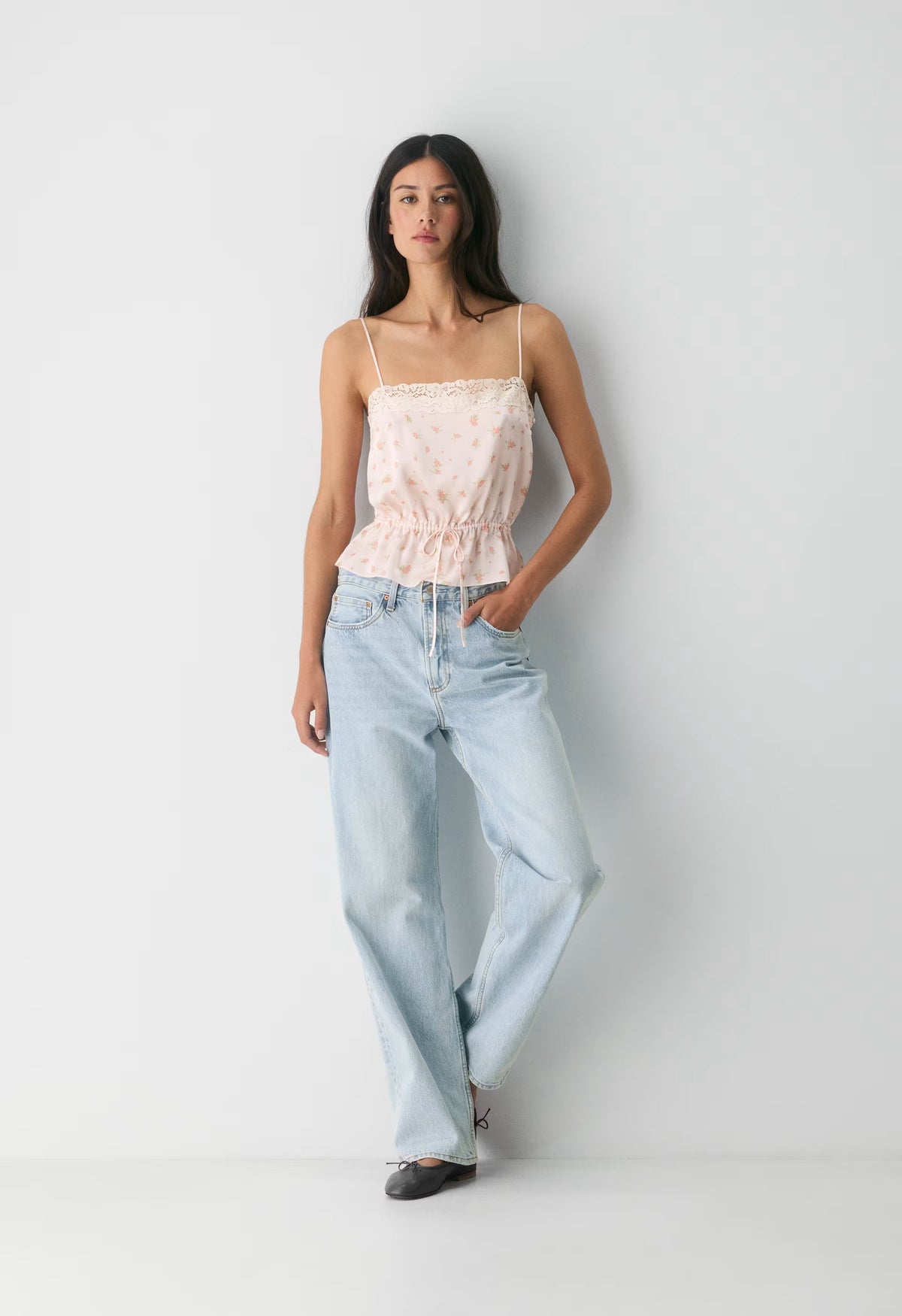 Pippin Silk Camisole - PALE PEACH/PINK