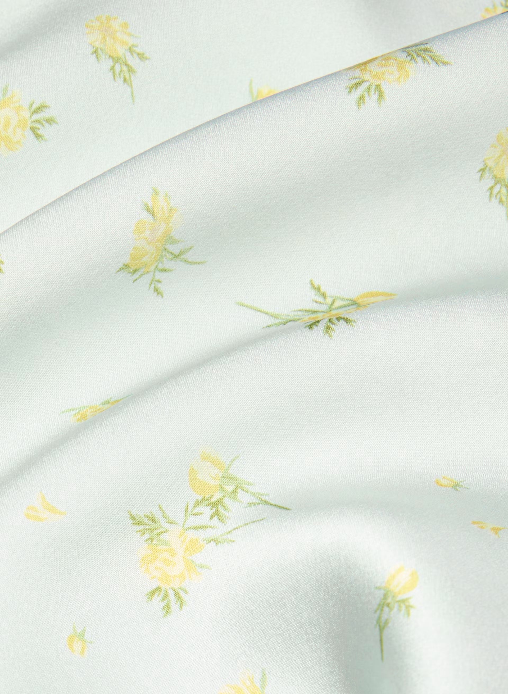 Hindley Silk Top - PALE AGV GR /PALE YLW