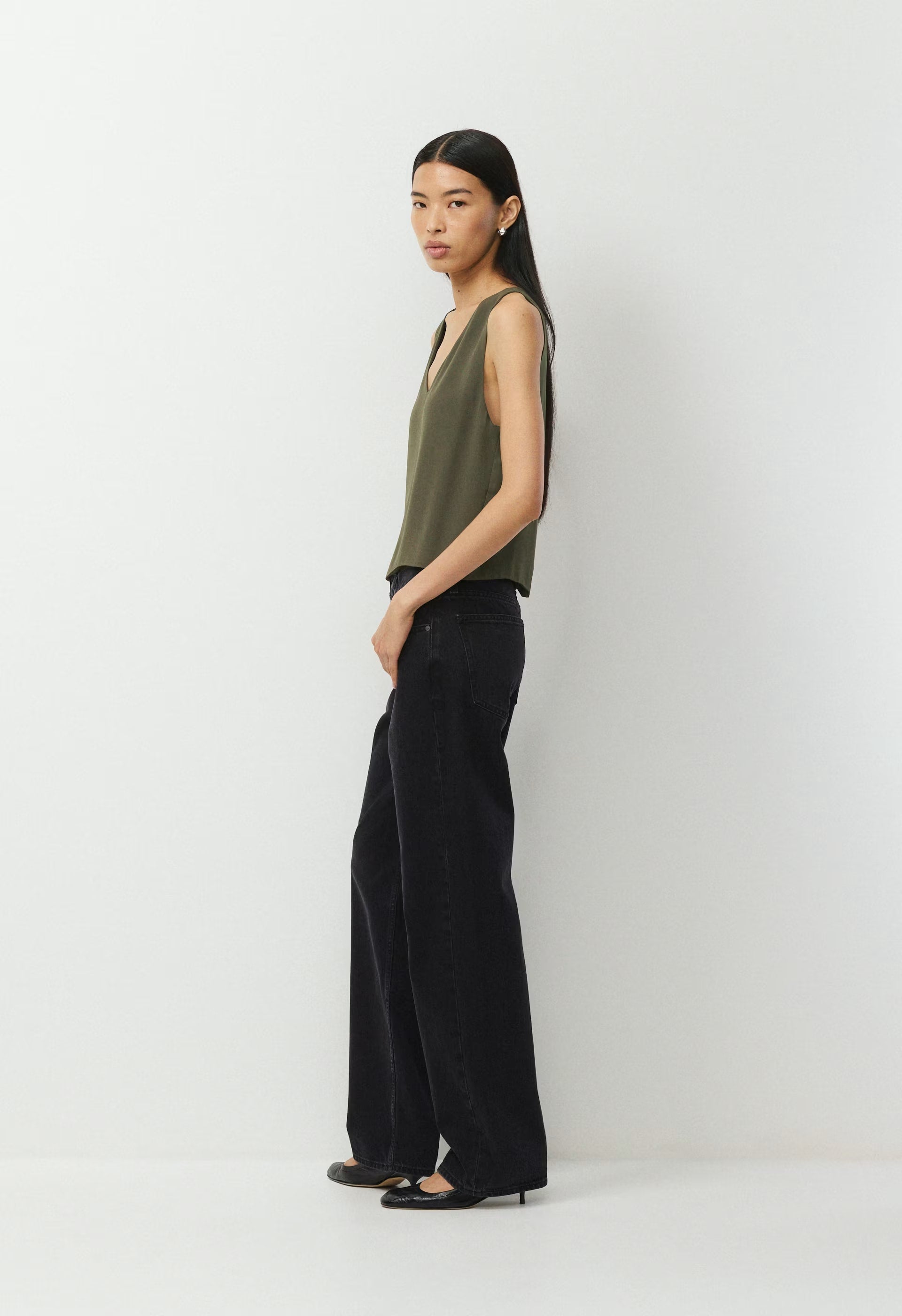 Murphy Blouse - DARK OLIVE