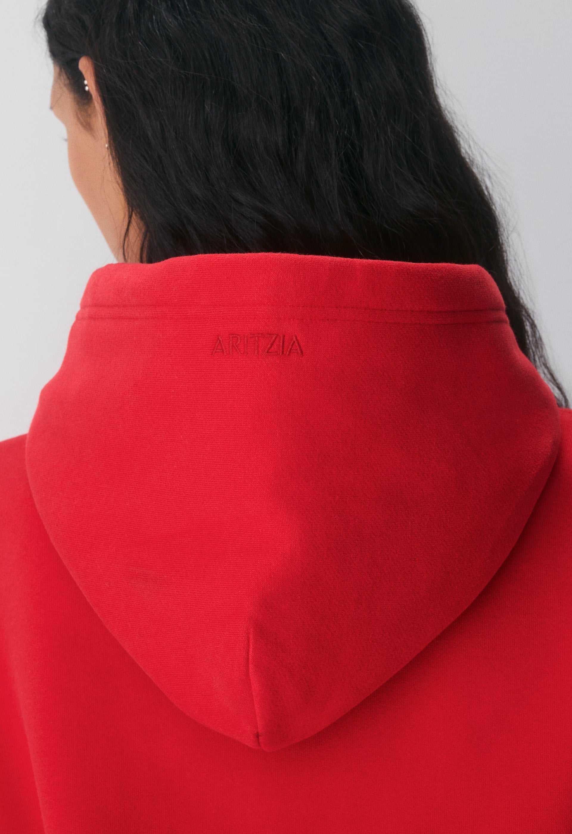 Cozy Sweatfleece Perfect Hoodie - FLASHING RED