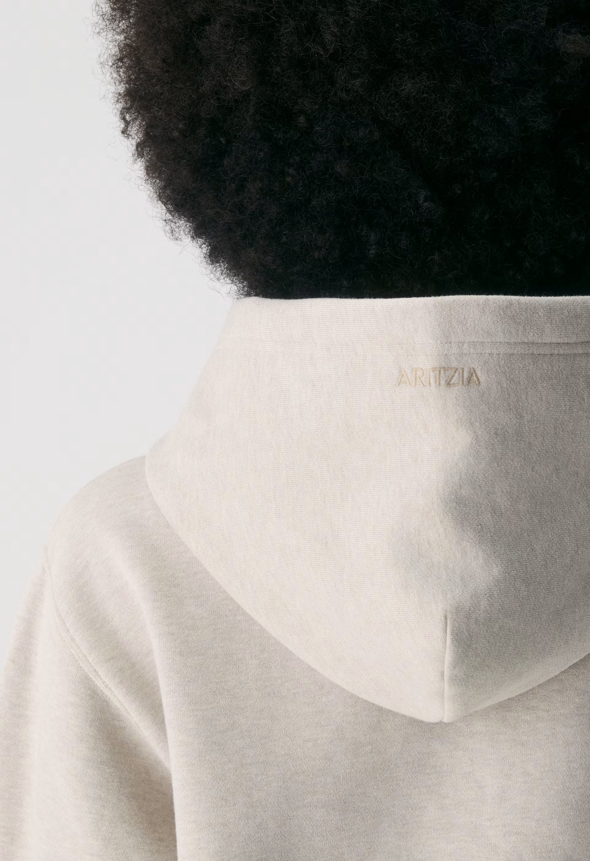Cozy Sweatfleece Perfect Hoodie - HEATHER ECRU