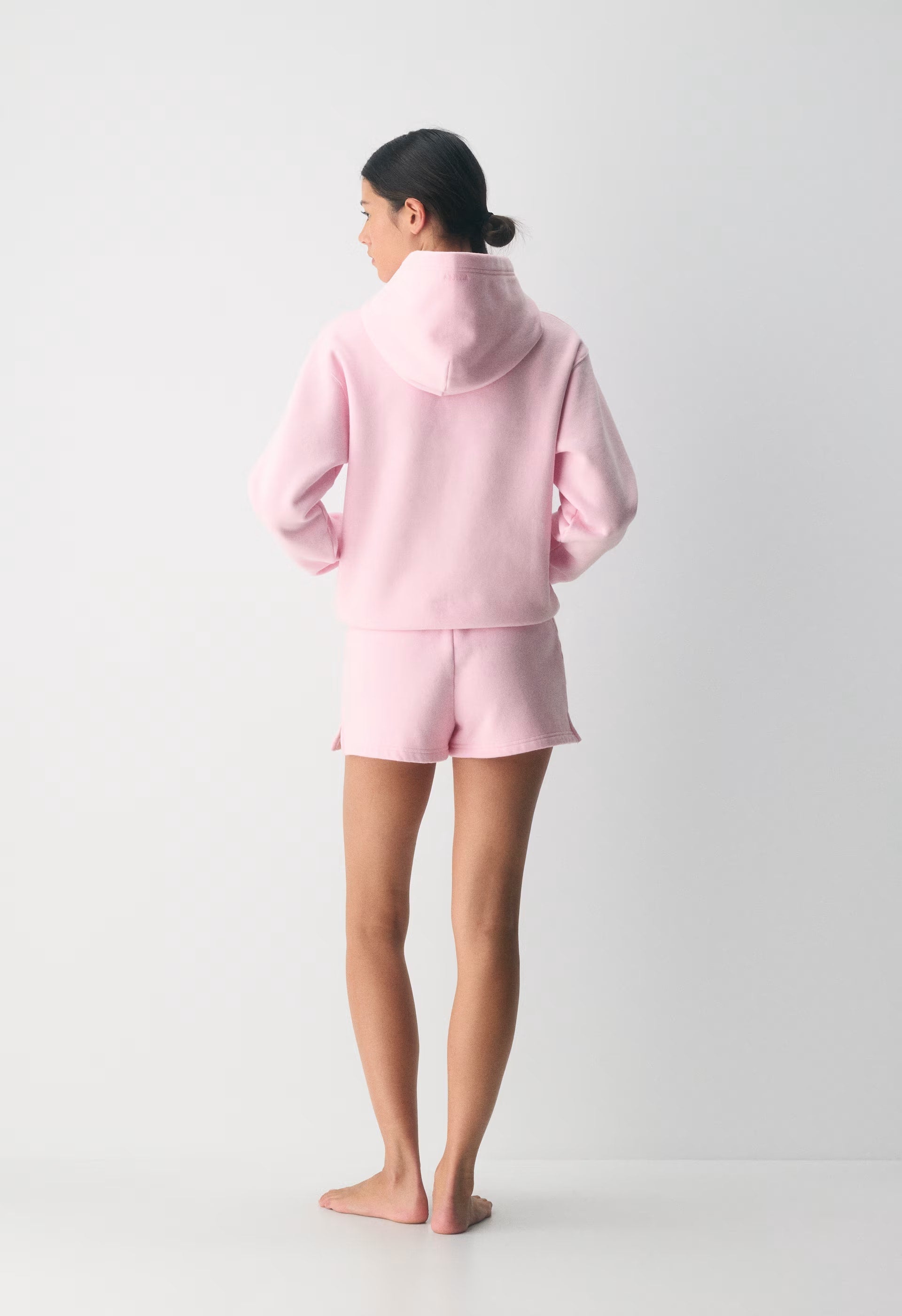 Cozy Sweatfleece Perfect Hoodie - MILKSHAKE PINK