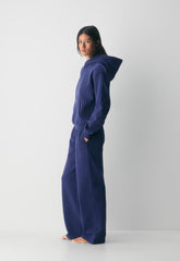 Cozy Sweatfleece Perfect Hoodie - HARBOUR NAVY