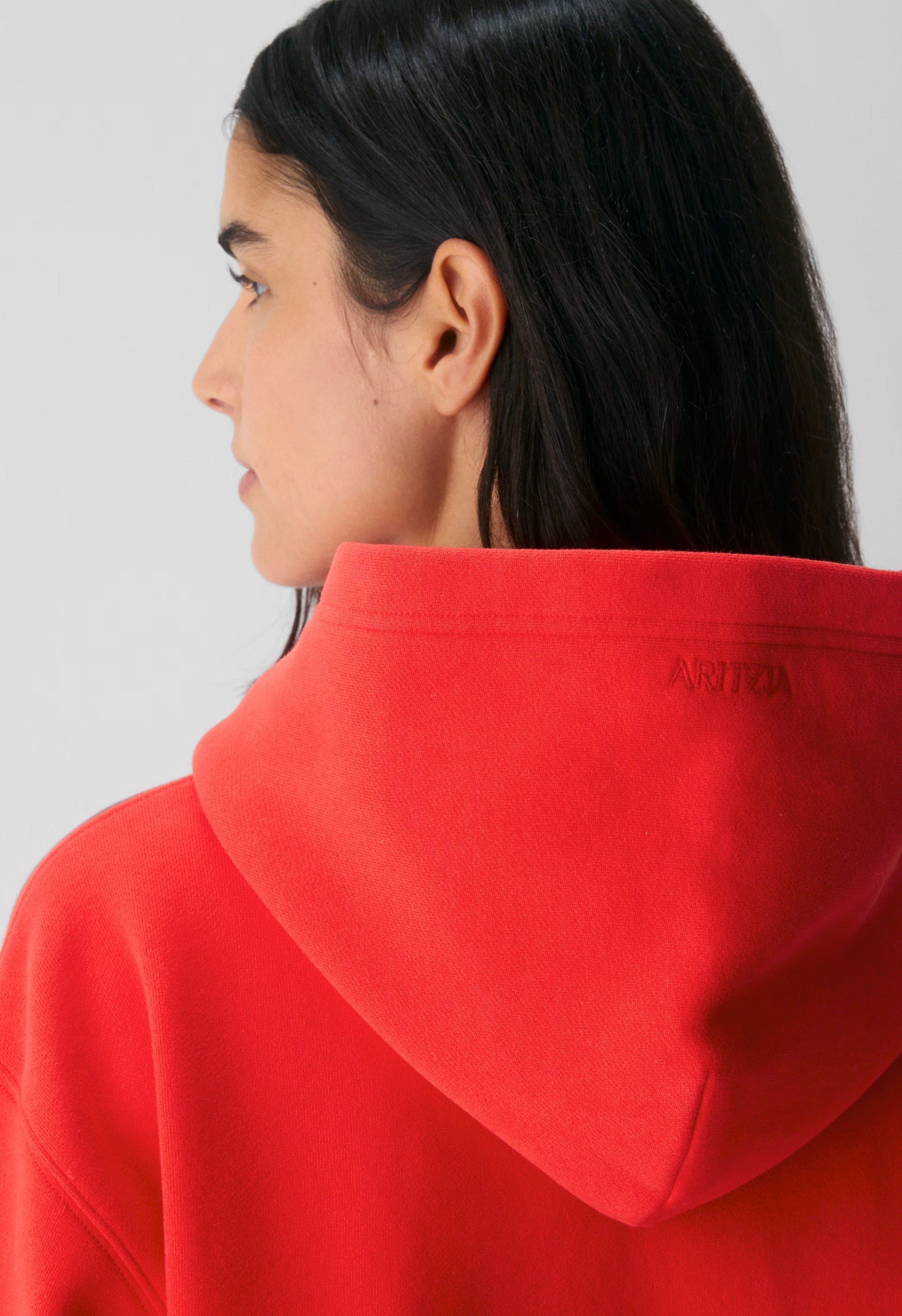 Cozy Sweatfleece Perfect Hoodie - CHERRYBOMB RED