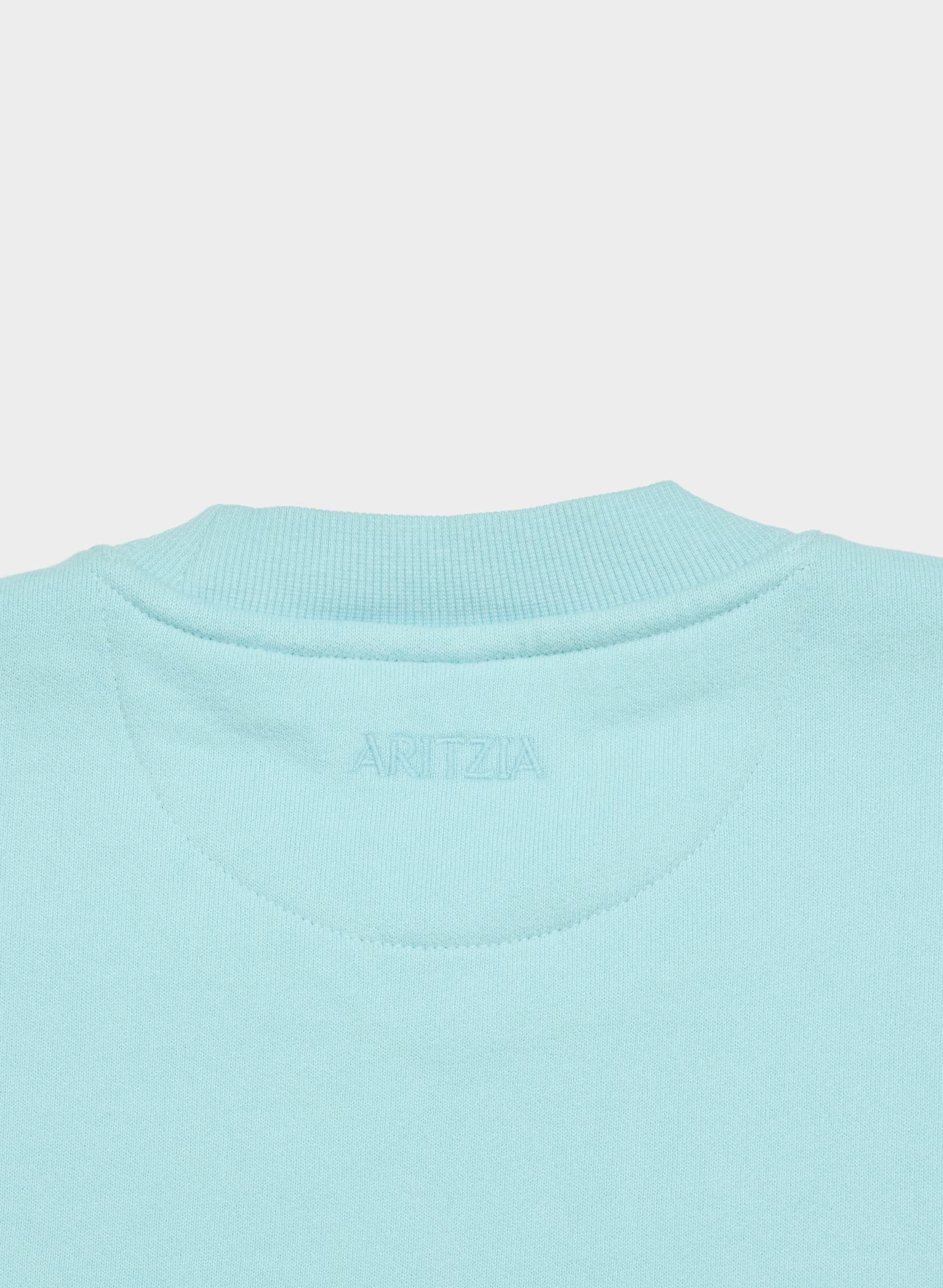 Cozy Sweatfleece Perfect Crew Sweatshirt - PANORAMA BLUE