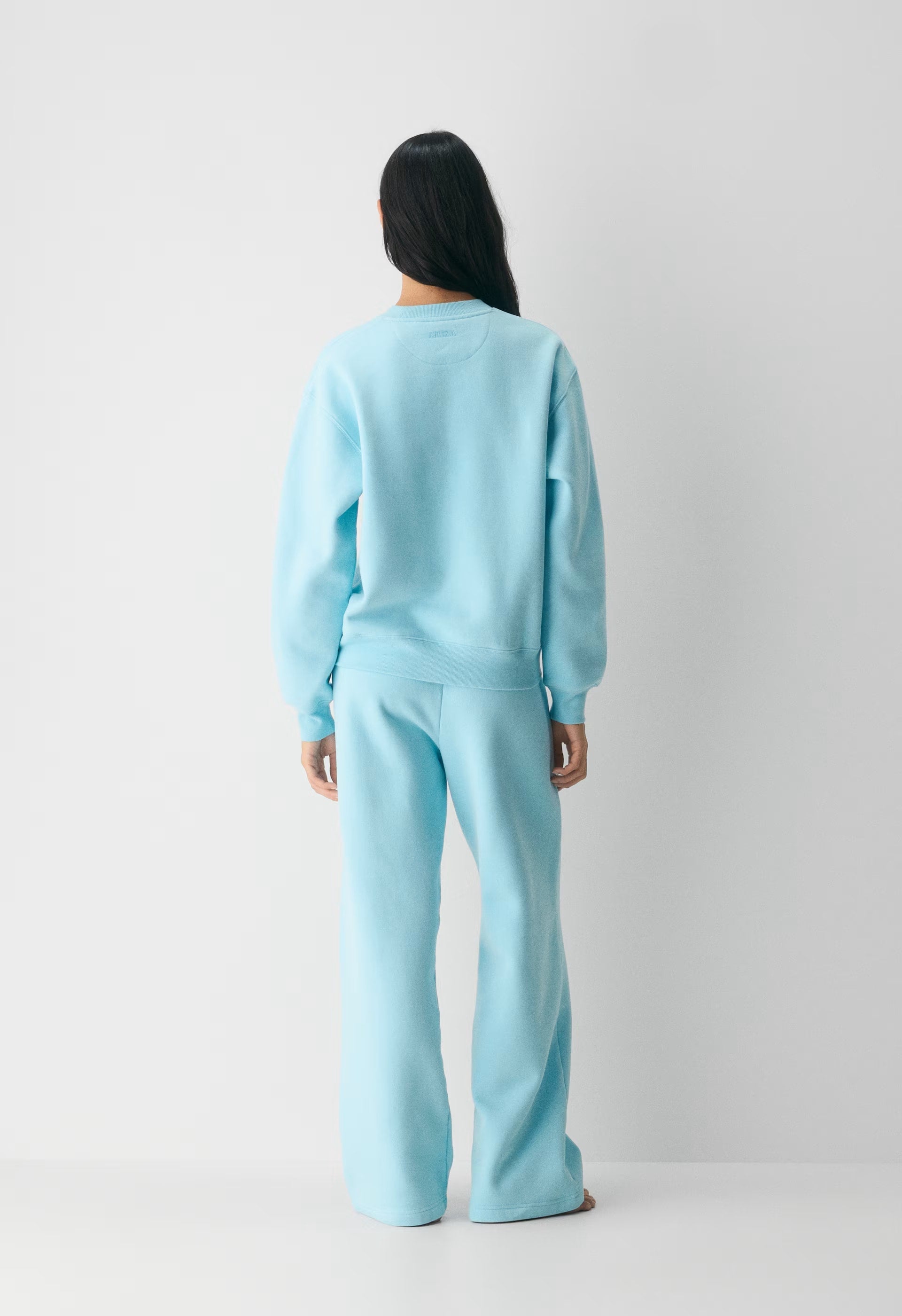 Cozy Sweatfleece Perfect Crew Sweatshirt - PANORAMA BLUE