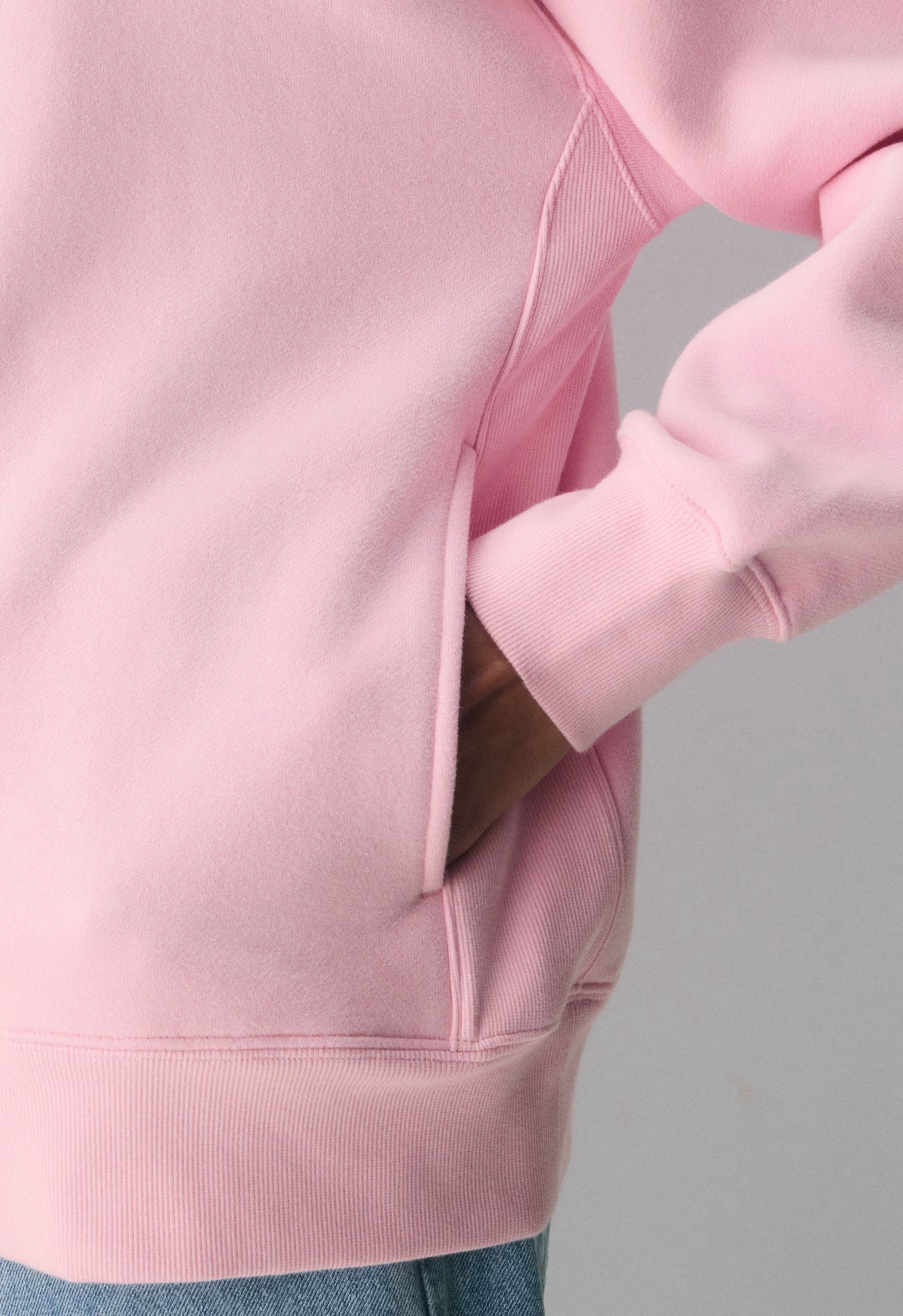 Cozy Sweatfleece Boyfriend 1/2 Zip - MILKSHAKE PINK