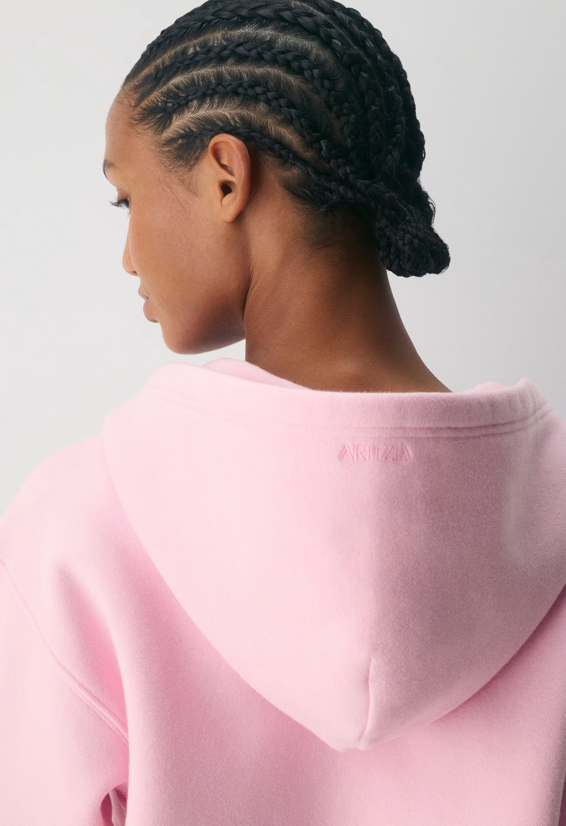 Cozy Sweatfleece Perfect Zip Hoodie - MILKSHAKE PINK