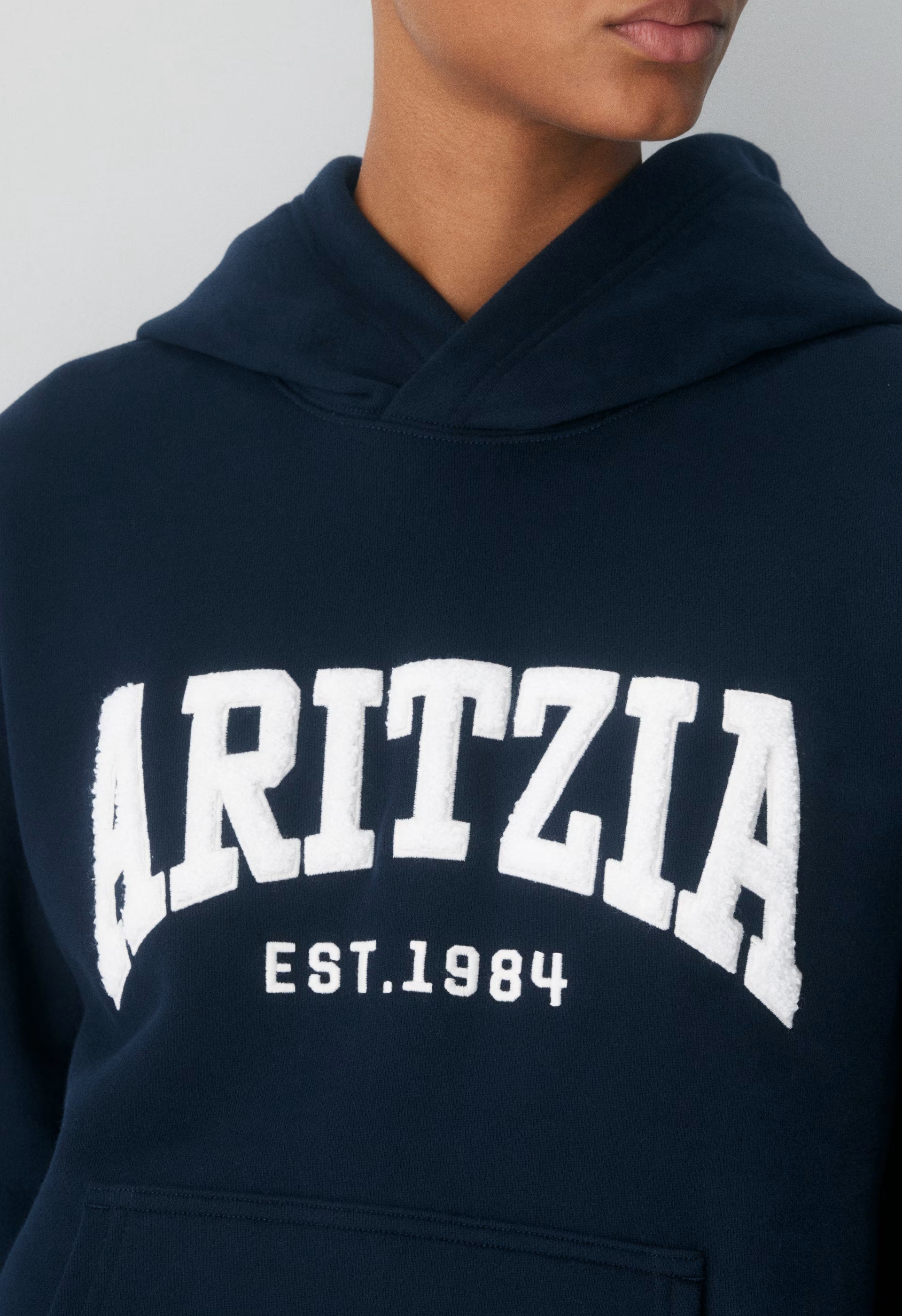 Cozy Sweatfleece Perfect Hoodie - H CLD WHT/RCH MCH BRN