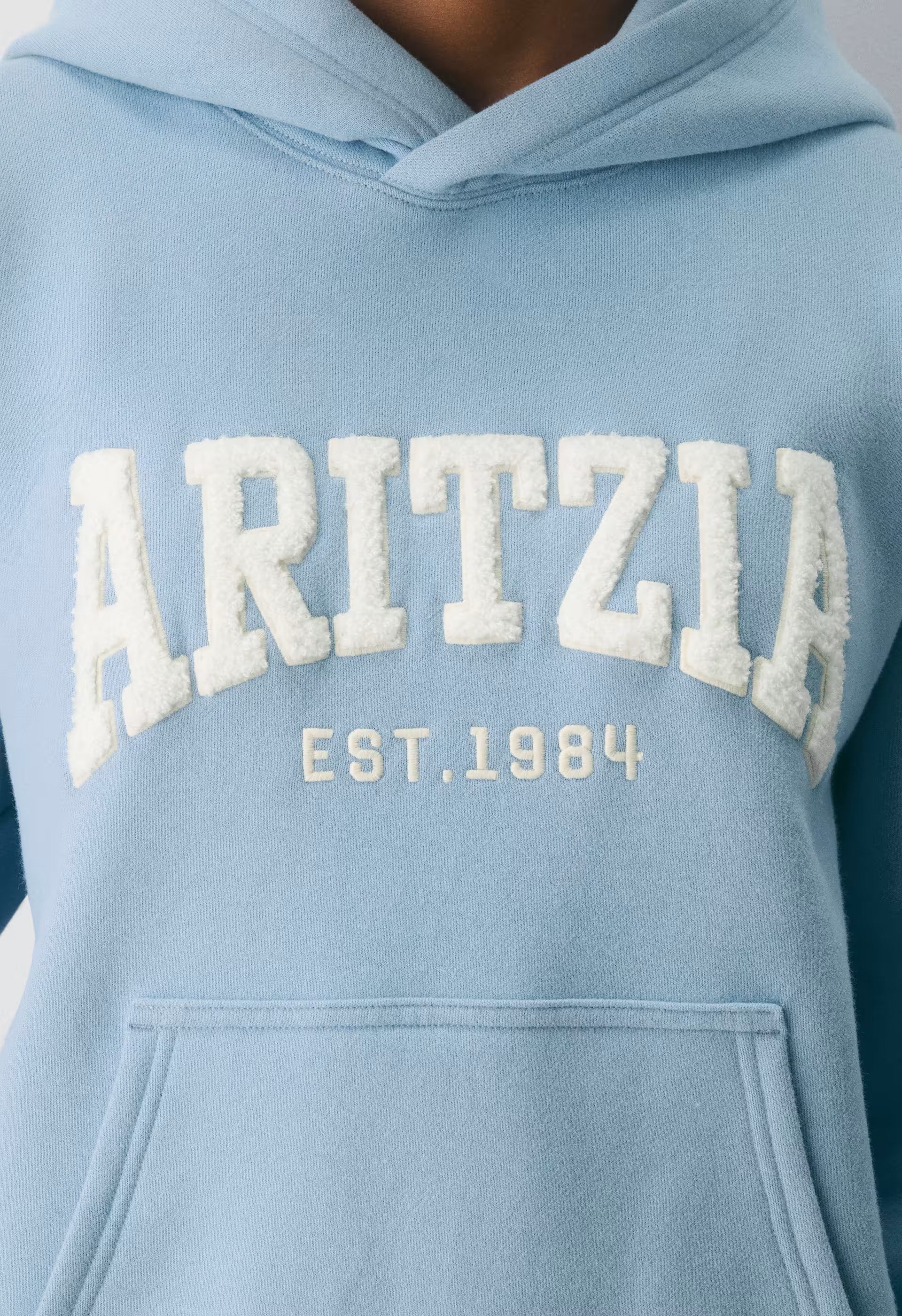Cozy Sweatfleece Perfect Hoodie - RPPLE BLUE/LGHT BRCH
