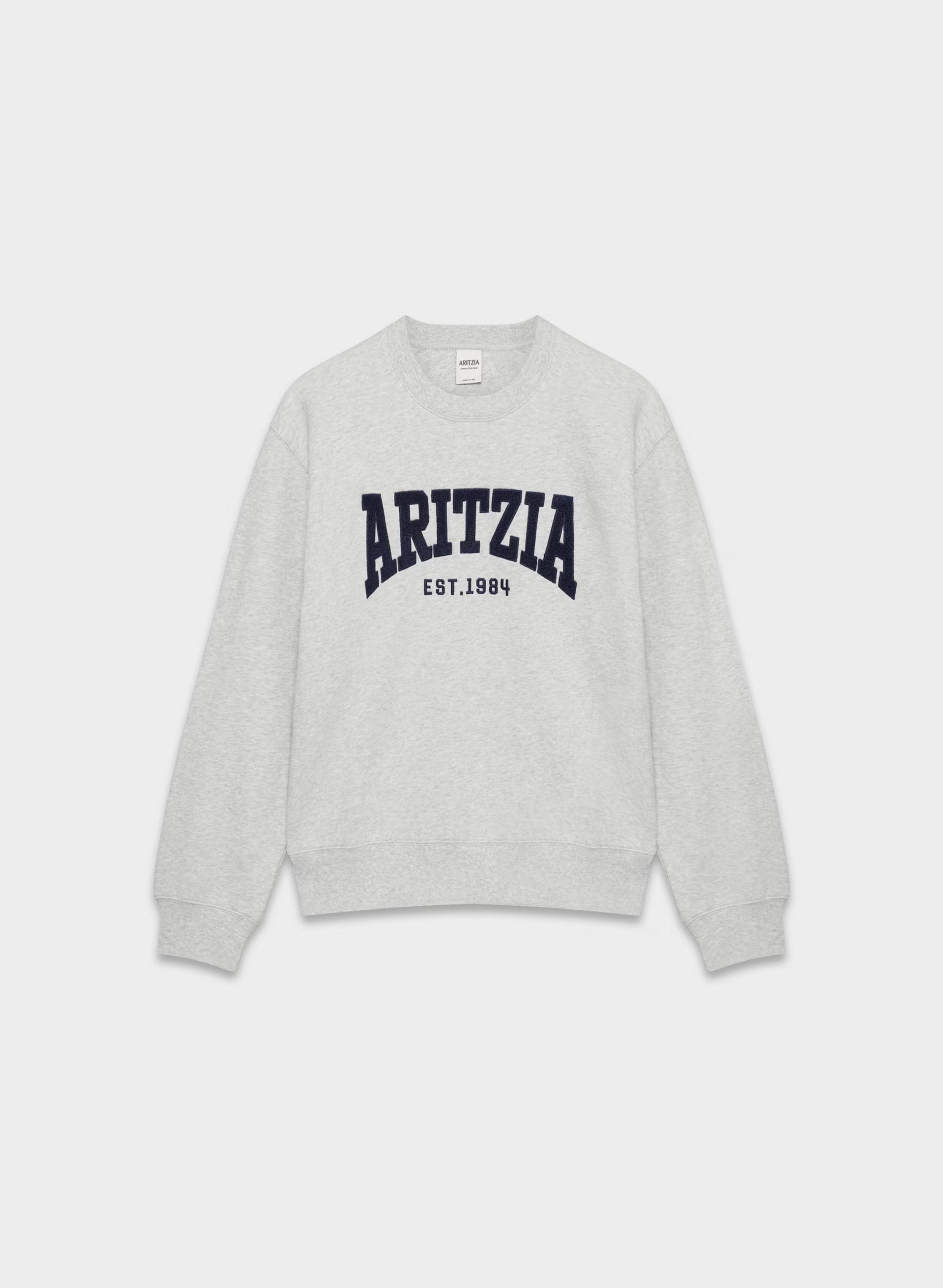 Cozy Sweatfleece Perfect Crew Sweatshirt - H CHROME/ ADMIRAL