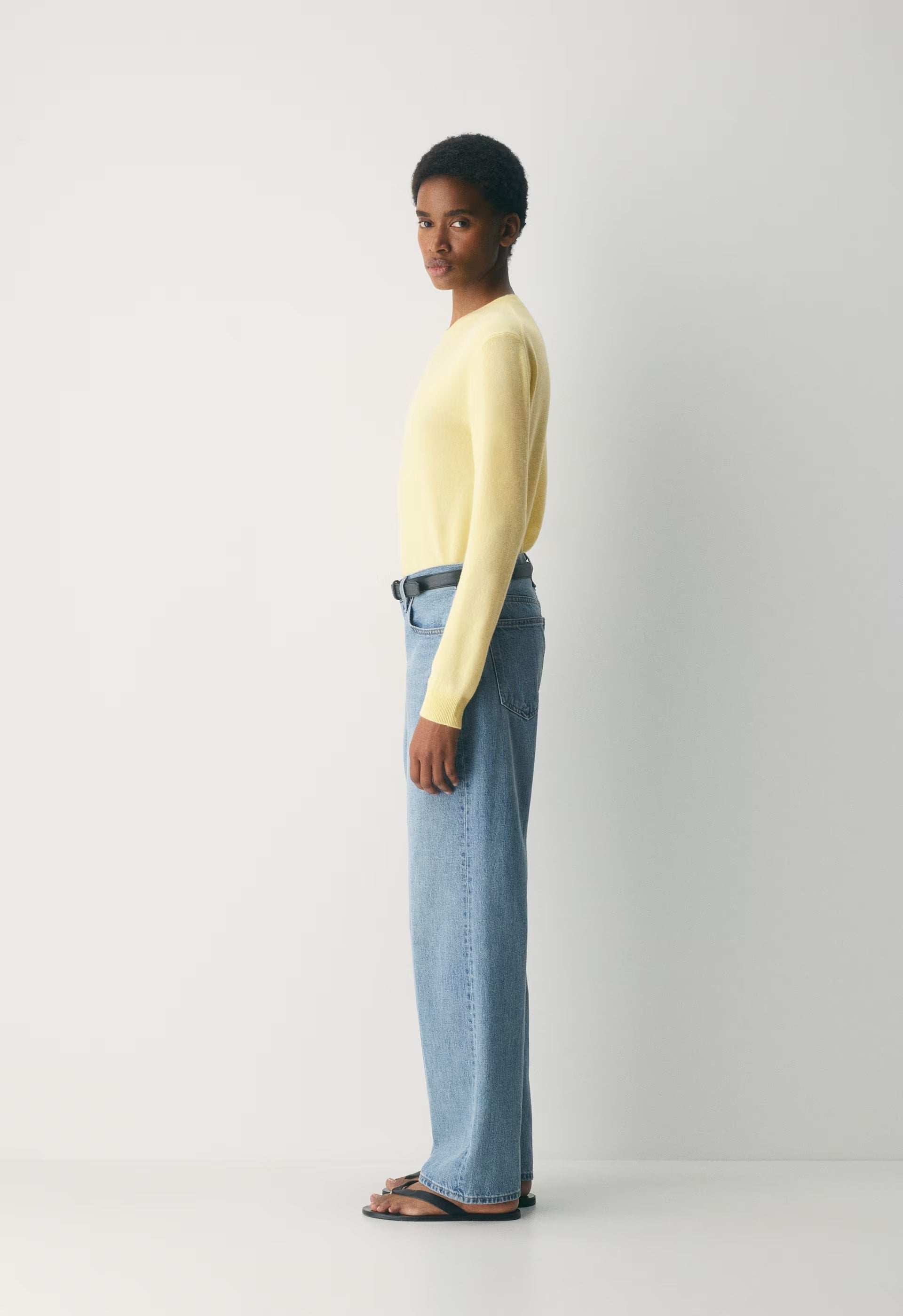 Bare Cashmere Bloor Sweater - LEMONADE