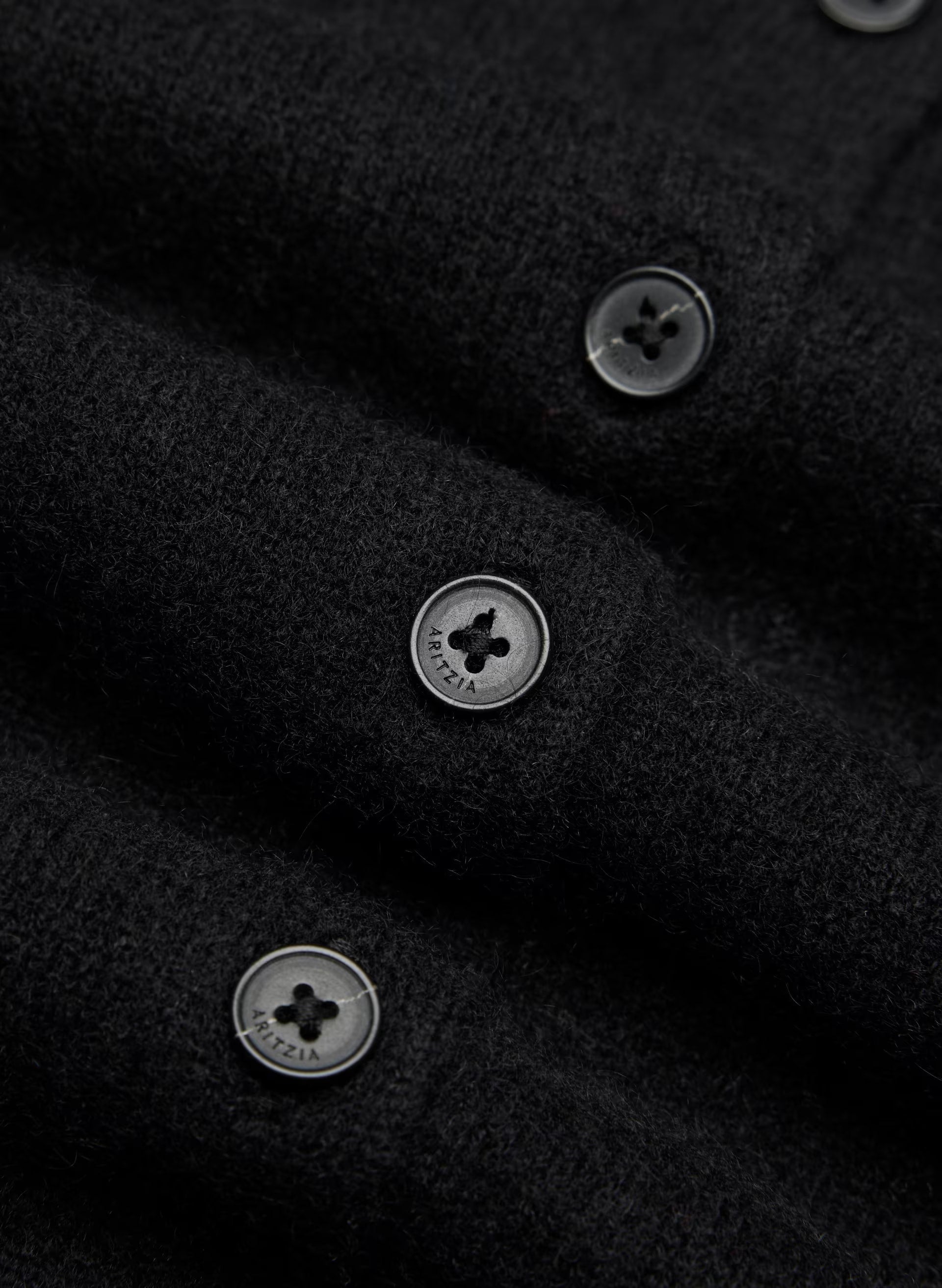 Bare Cashmere Noteworthy Cardigan - BLACK