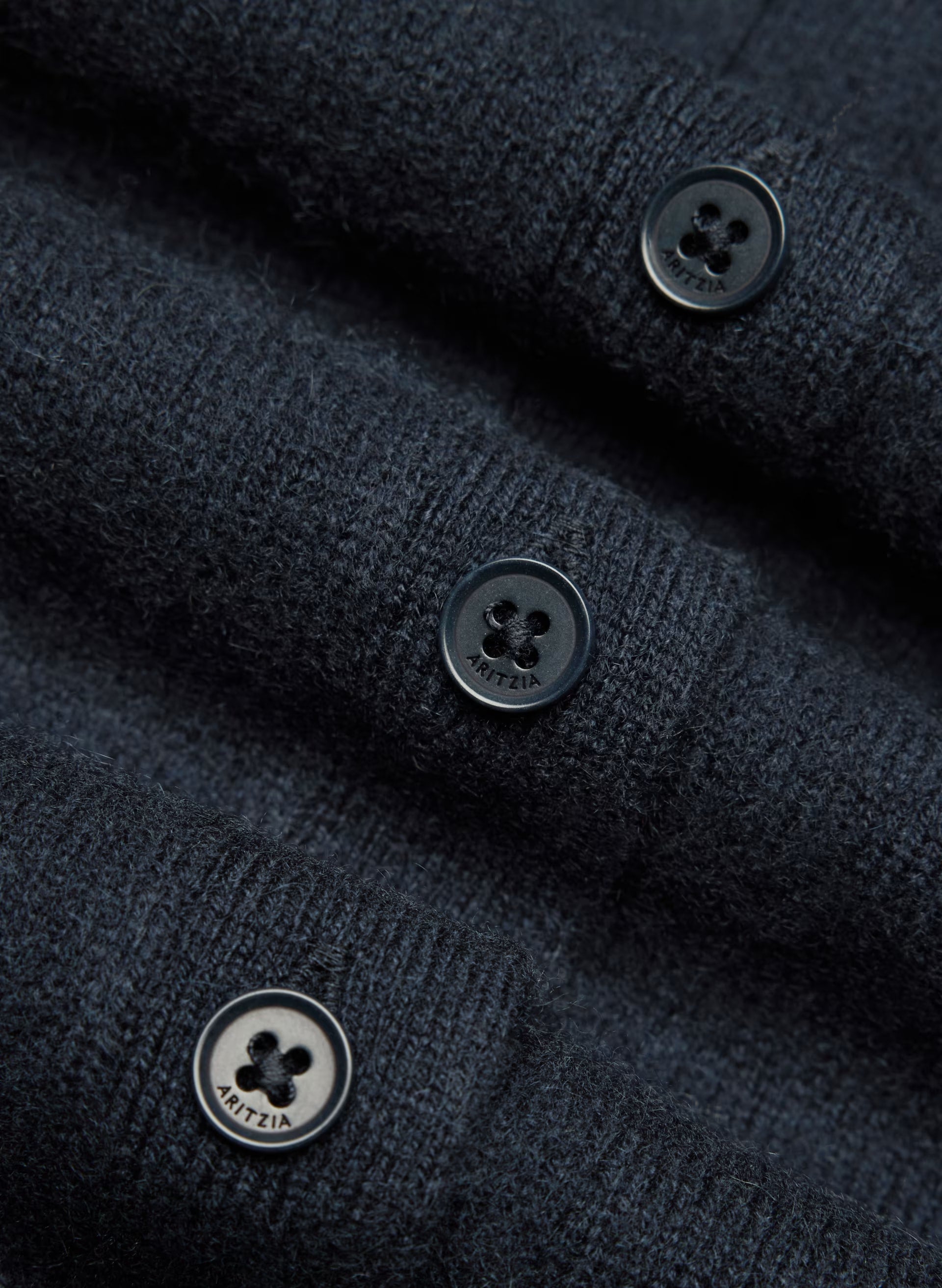 Bare Cashmere Laureate Cardigan - ADMIRAL