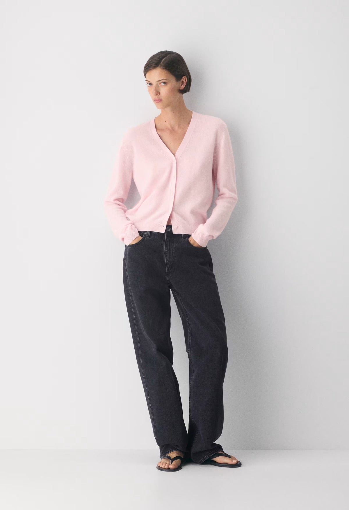 Bare Cashmere Laureate Cardigan - VILLA PINK