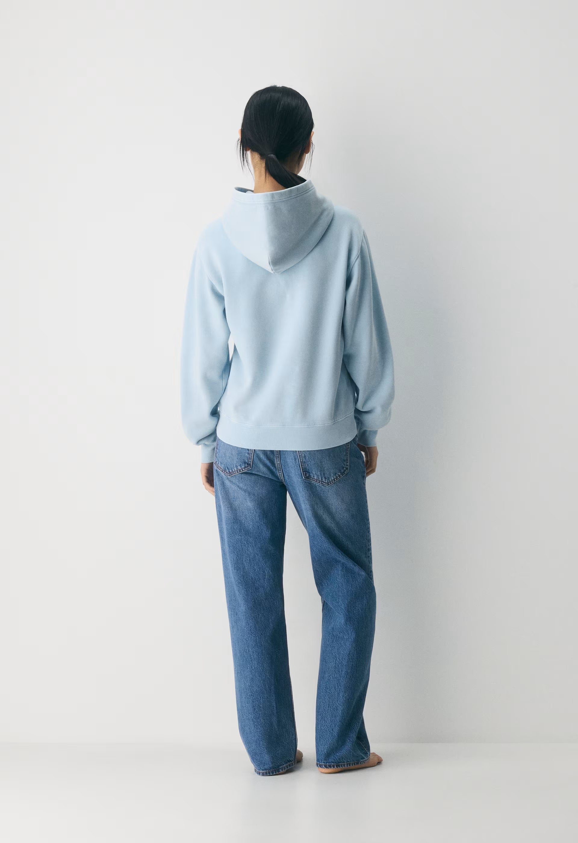 Cozy Sweatfleece Perfect Hoodie - NO-STRESS BEACH BLUE