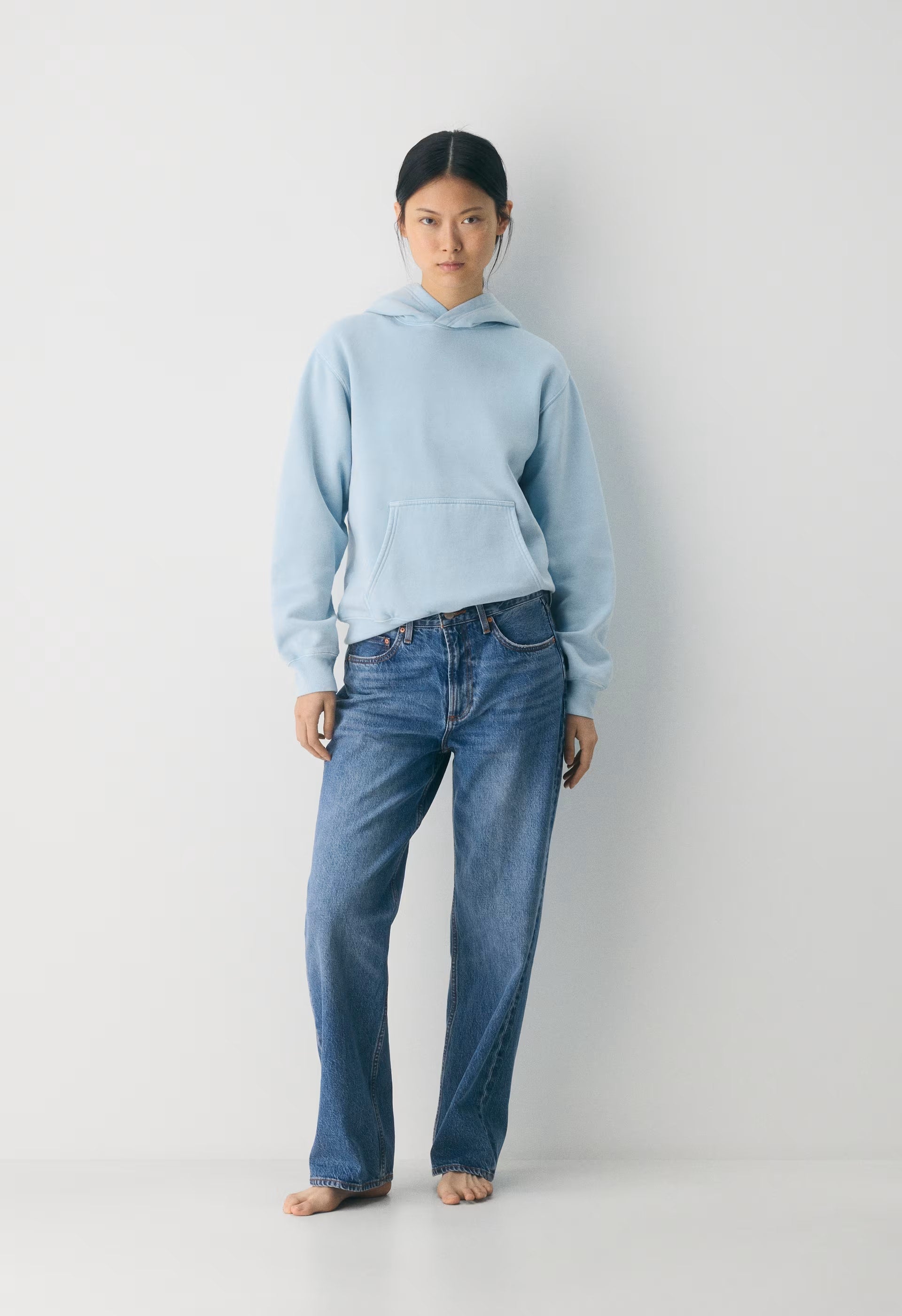 Cozy Sweatfleece Perfect Hoodie - NO-STRESS BEACH BLUE