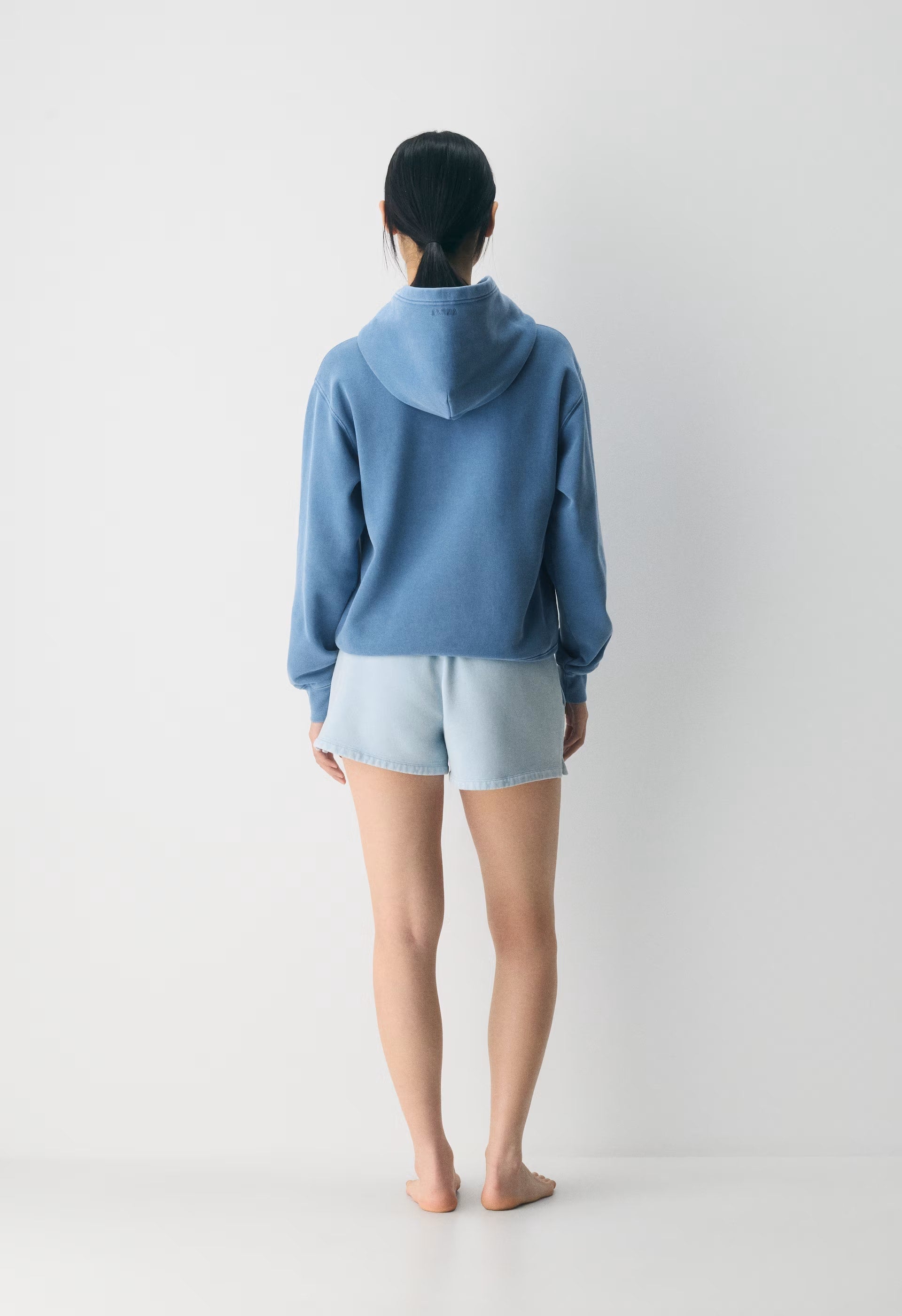 Cozy Sweatfleece Perfect Hoodie - NO-STRESS LIGHT BLUE