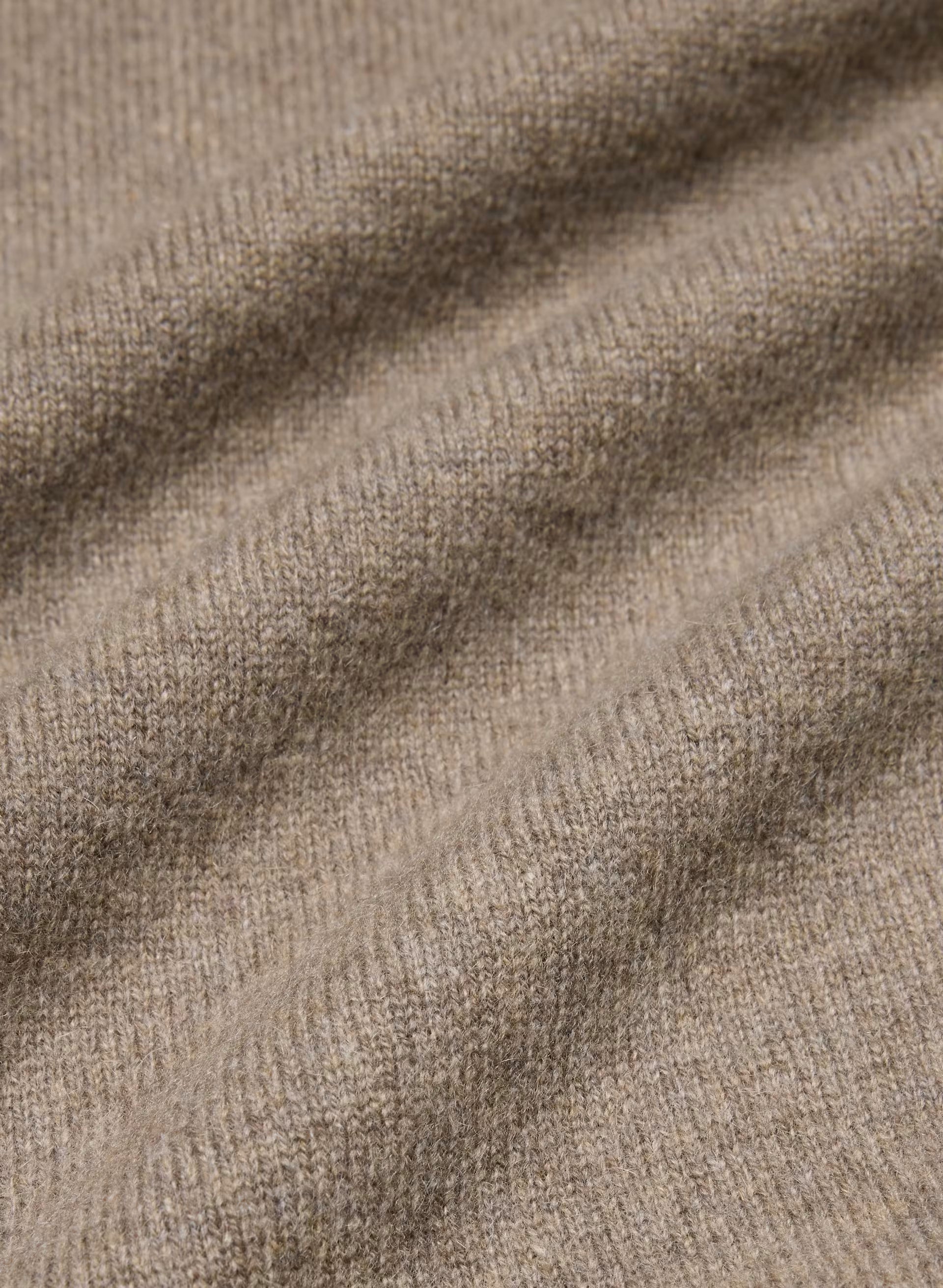 Bare Cashmere Cellini Sweater - HEATHER FOLIO TAUPE