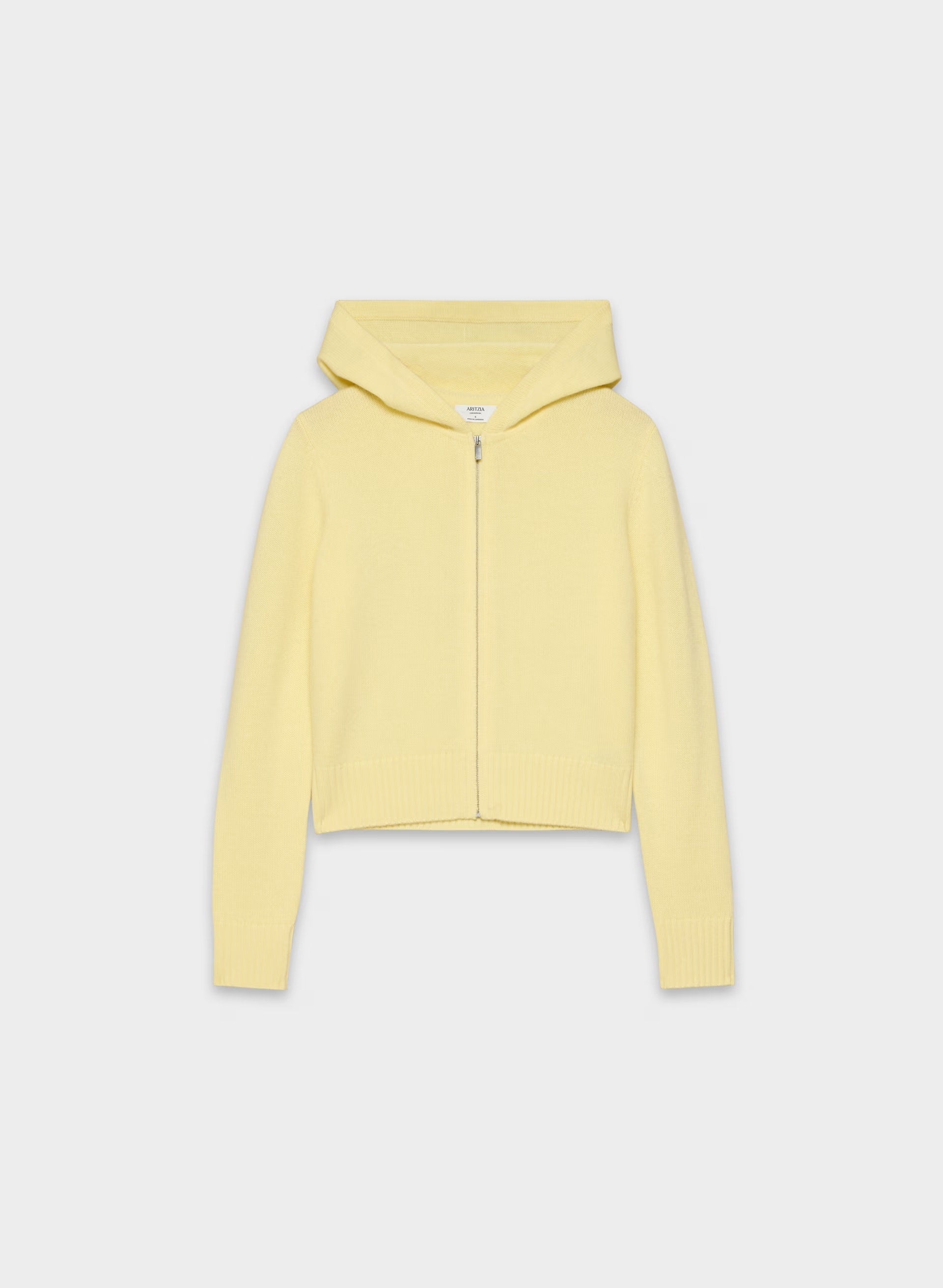 Essential Cashmere Idyllic Zip Hoodie - LEMONADE