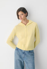Essential Cashmere Idyllic Zip Hoodie - LEMONADE