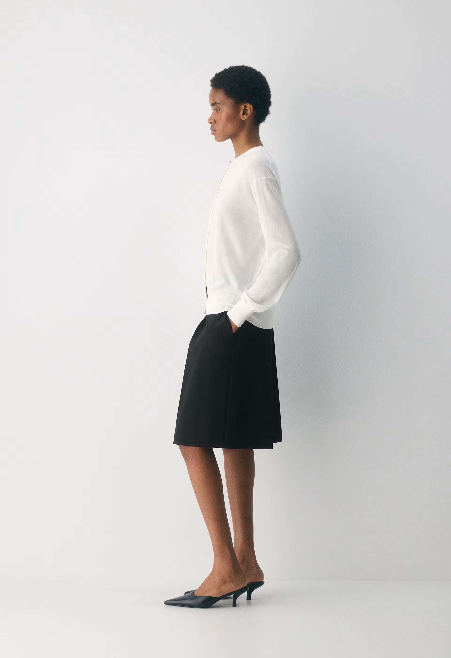 Acumen Cardigan - CLOUDED WHITE