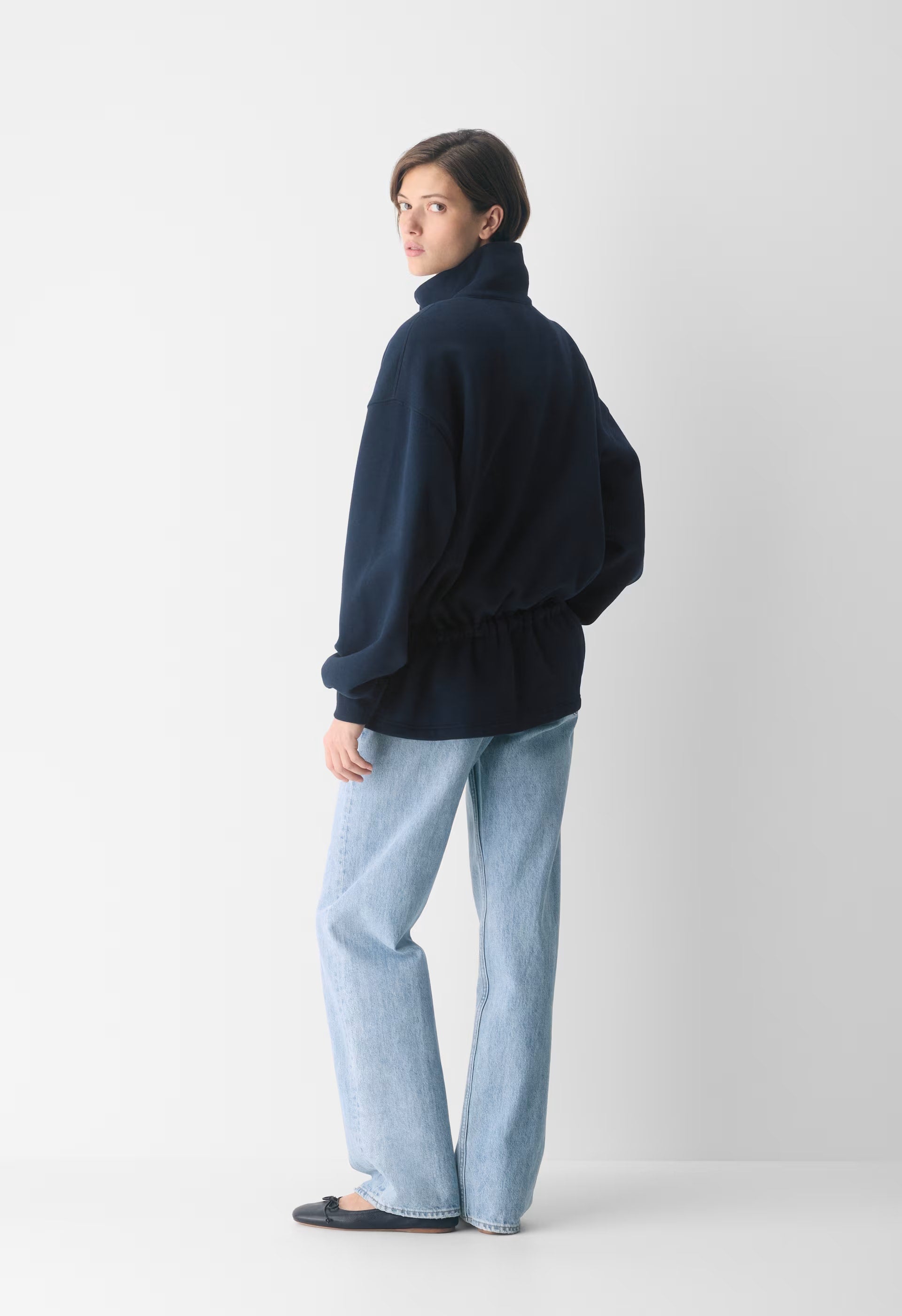 Cozy Sweatfleece Mega Cinch Zip-Up - ADMIRAL
