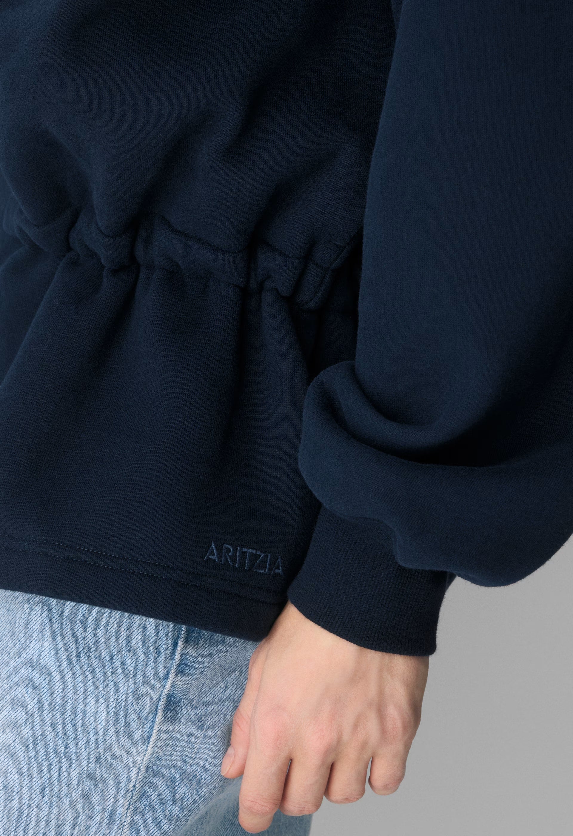 Cozy Sweatfleece Mega Cinch Zip-Up - ADMIRAL