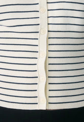 Golightly Cardigan - Wonder Yarn - LT BIRCH/ ADMIRAL