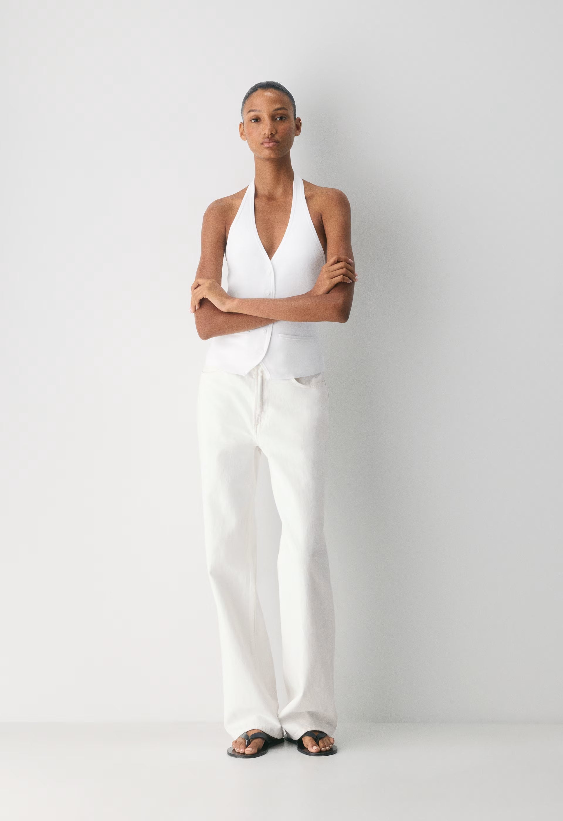 Territory Vest - Wonder Yarn - WHITE