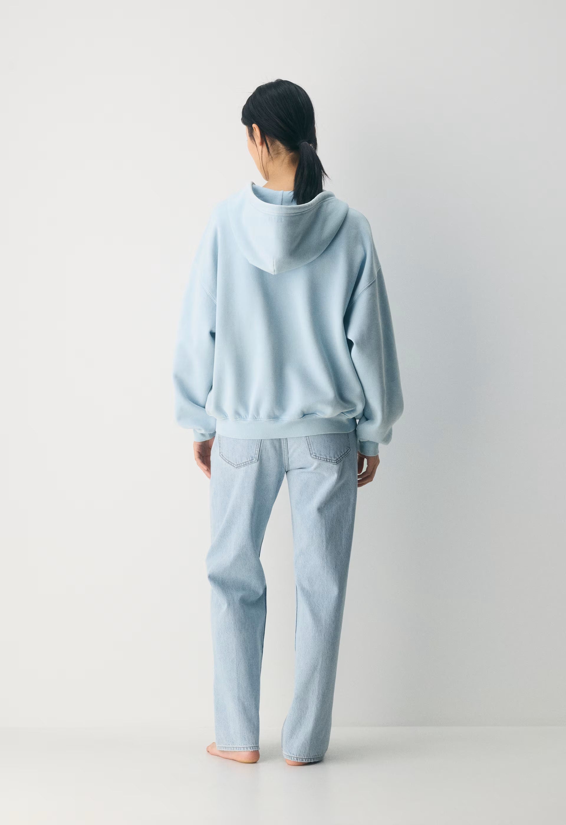 Cozy Sweatfleece Mega Zip Hoodie - NO-STRESS BEACH BLUE